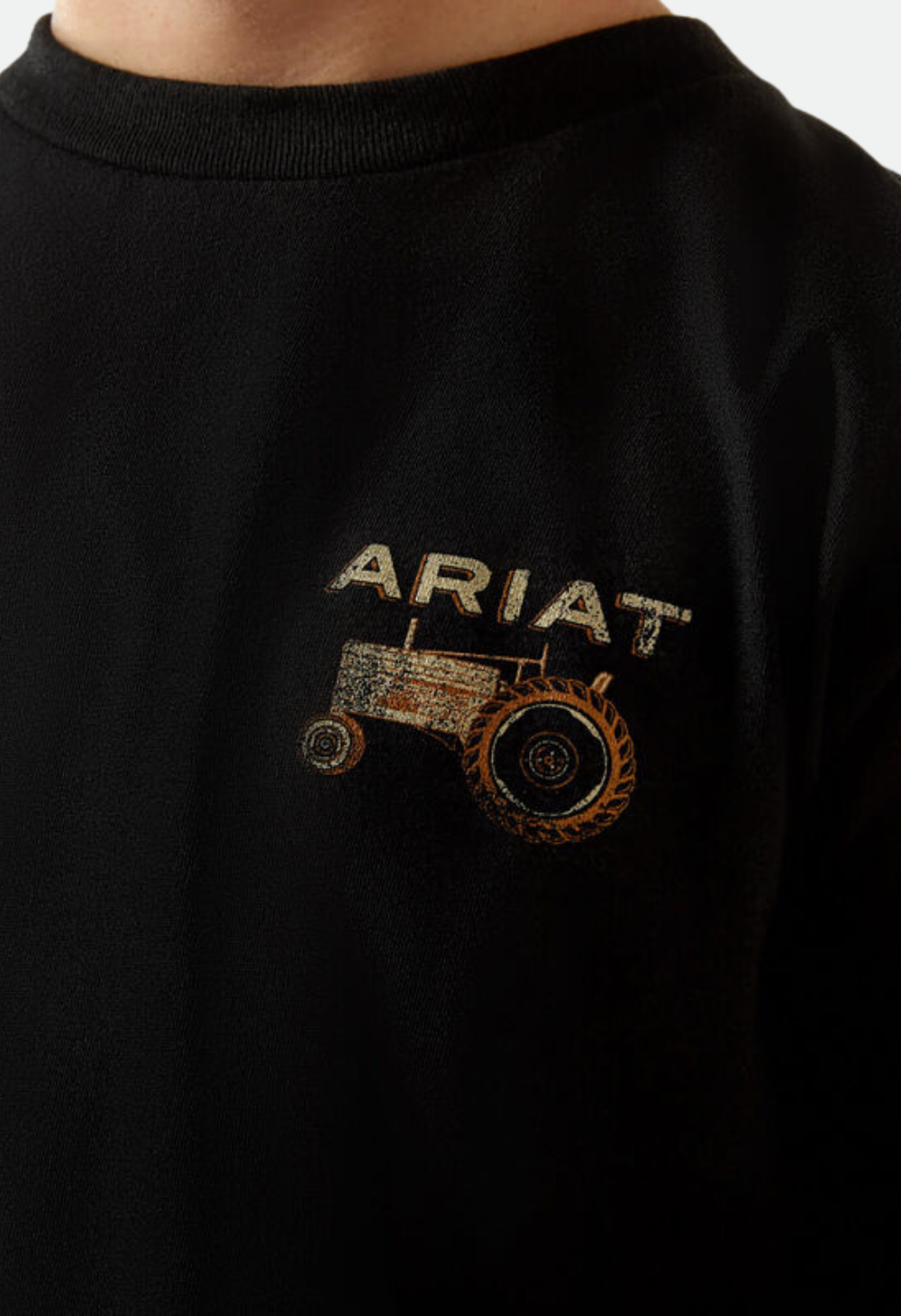 Ariat Boy's Gramps Tractor T-Shirt - Black
