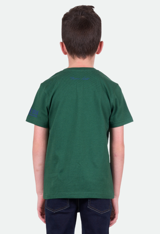 THOMAS COOK BOYS DEVON HENLEY S/S TEE (GREEN) – No Exchanges or Refunds