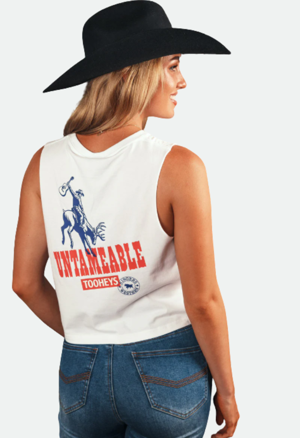 Ringers Western Tooheys X Ringers Womens Tank - White
