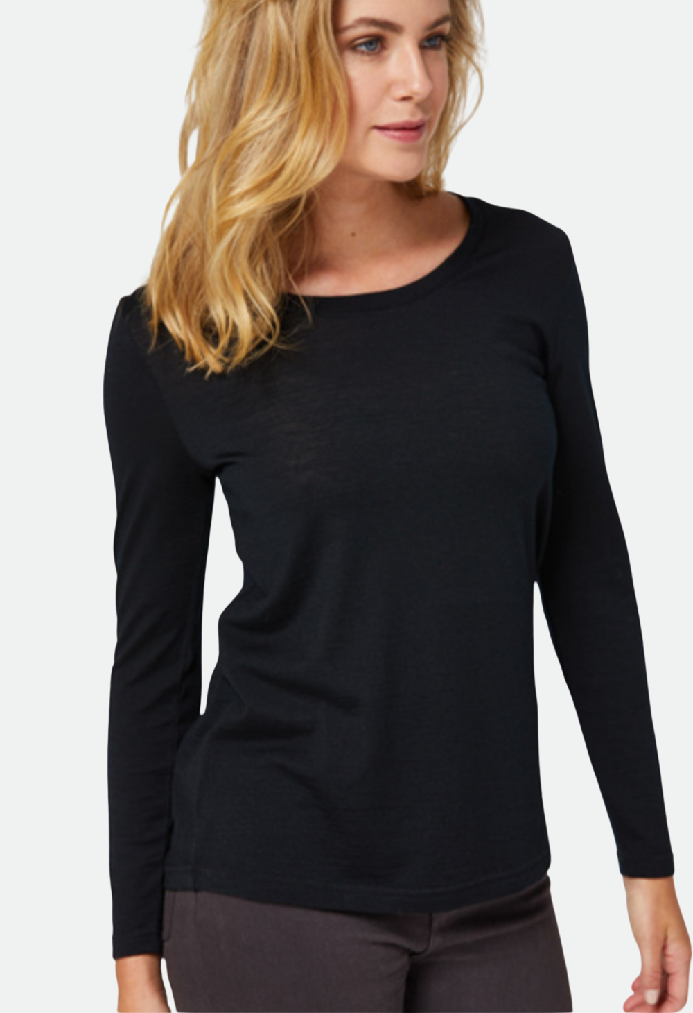 TOORALLIE MERINO SCOOP NECK TEE