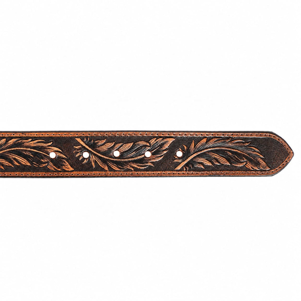 Challenger Western 1-1/2" Tooled Belt