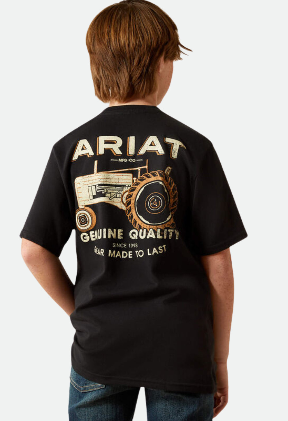 Ariat Boy's Gramps Tractor T-Shirt - Black