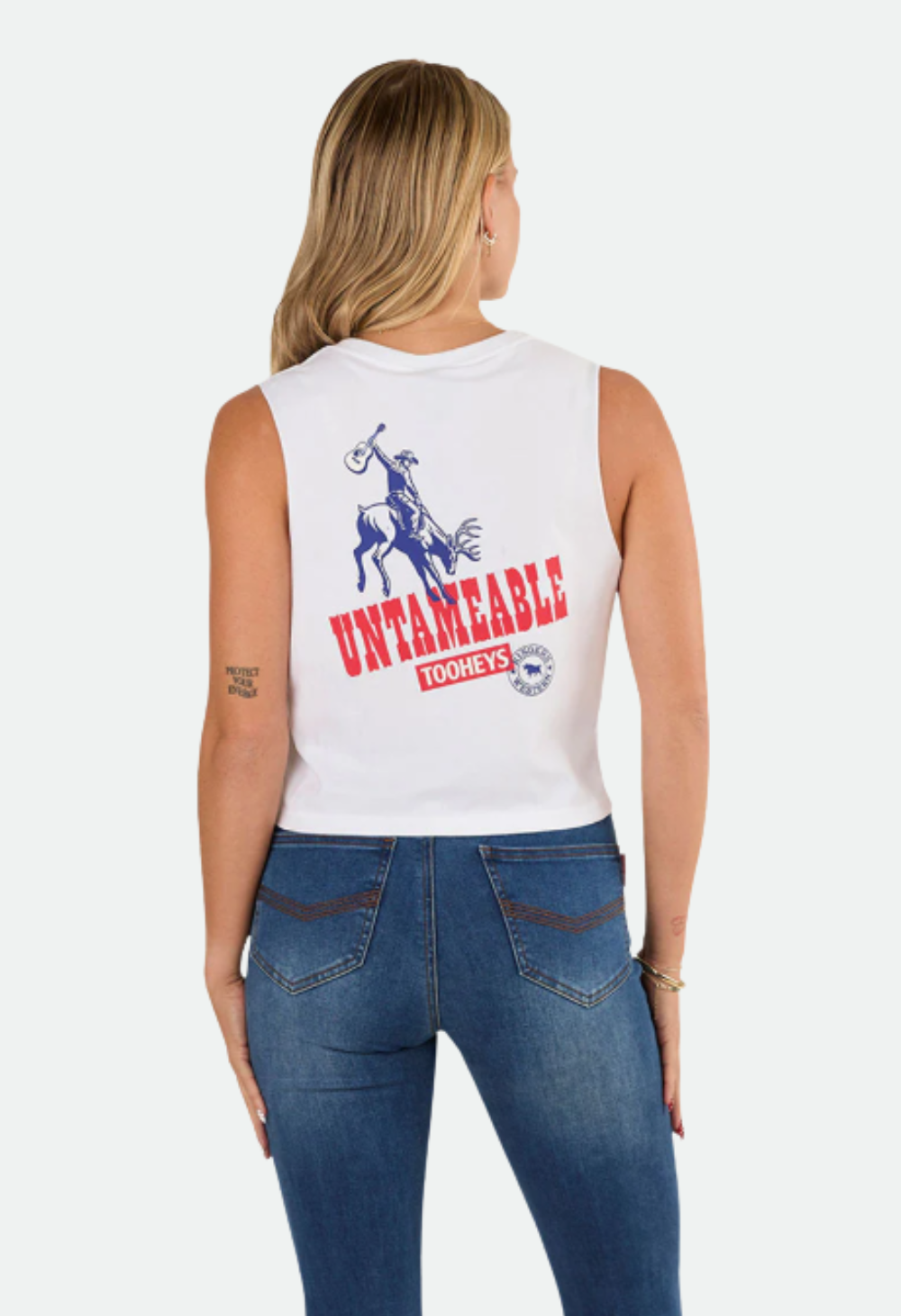 Ringers Western Tooheys X Ringers Womens Tank - White