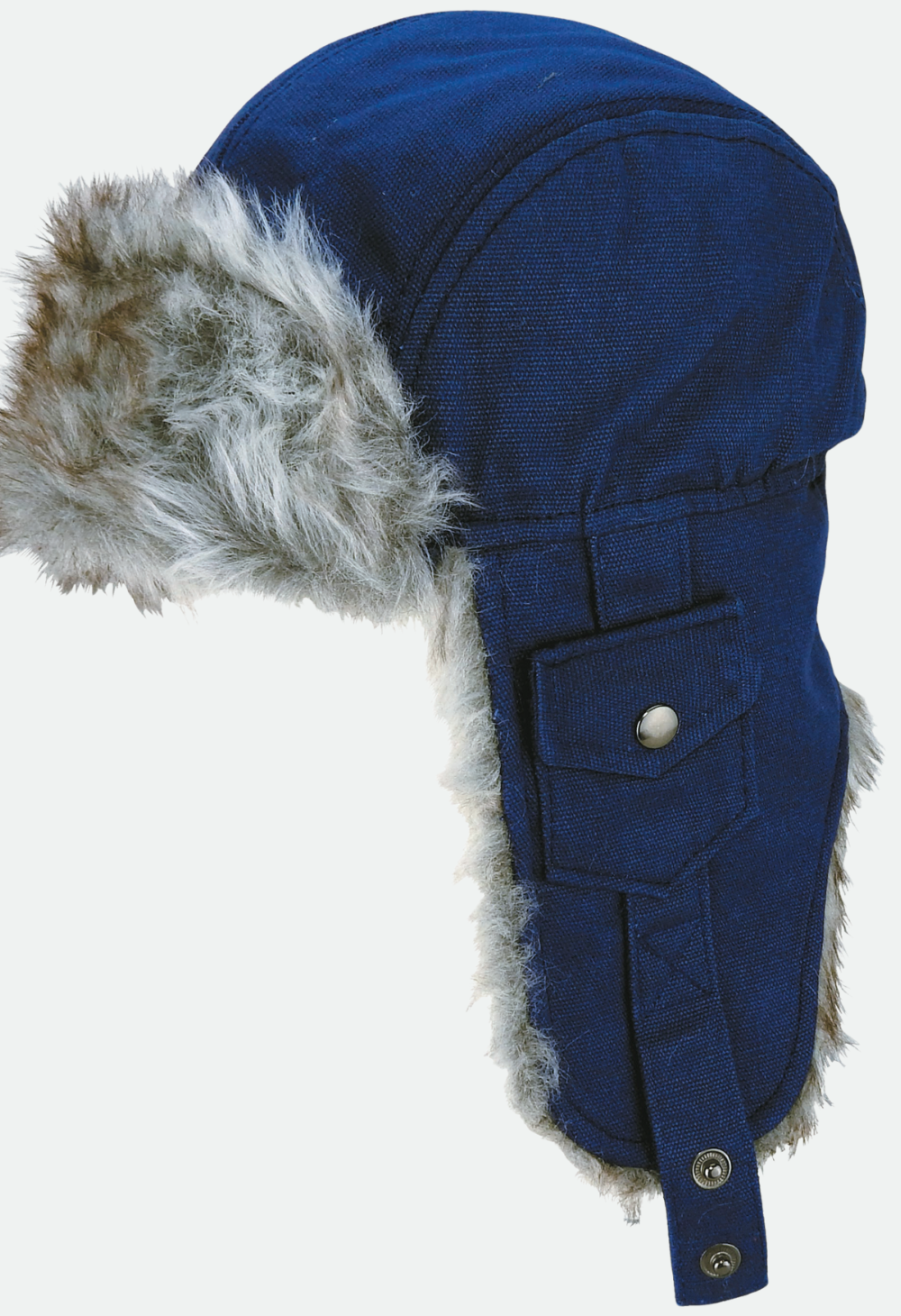 AVENEL CANVAS FLYING CAP WITH FUR LINING
