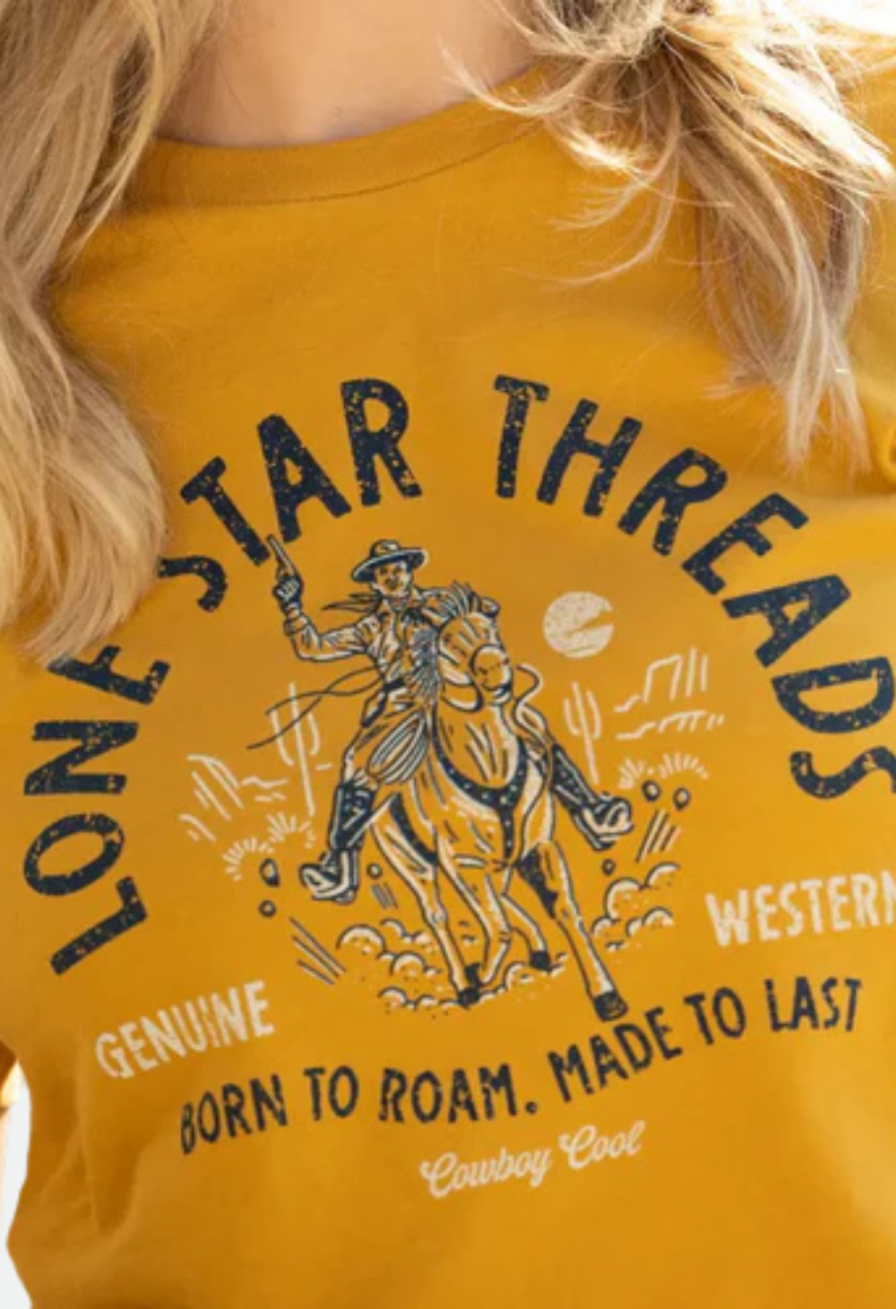 Cowboy Cool Unisex Lone Star Threads T-Shirt