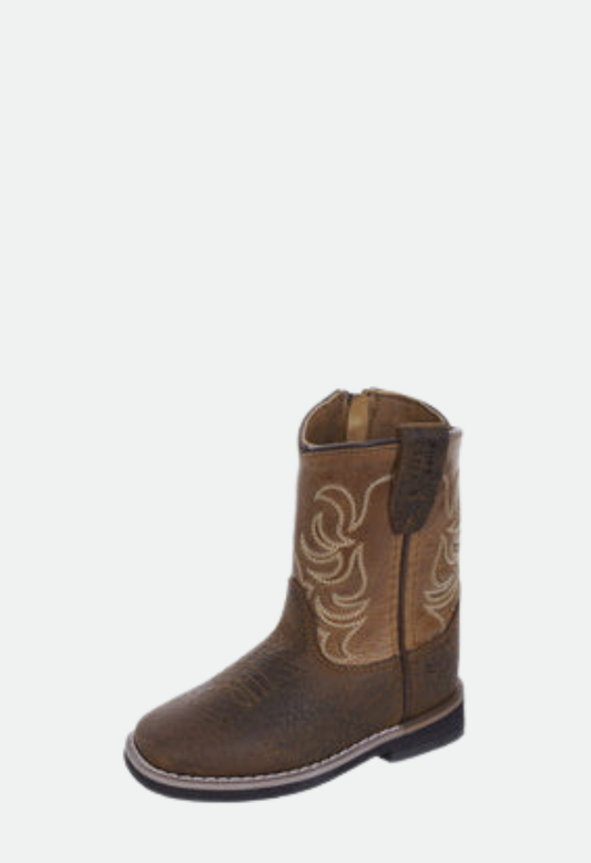 PURE WESTERN LINCOLN BOOT (BROWN/TAN)