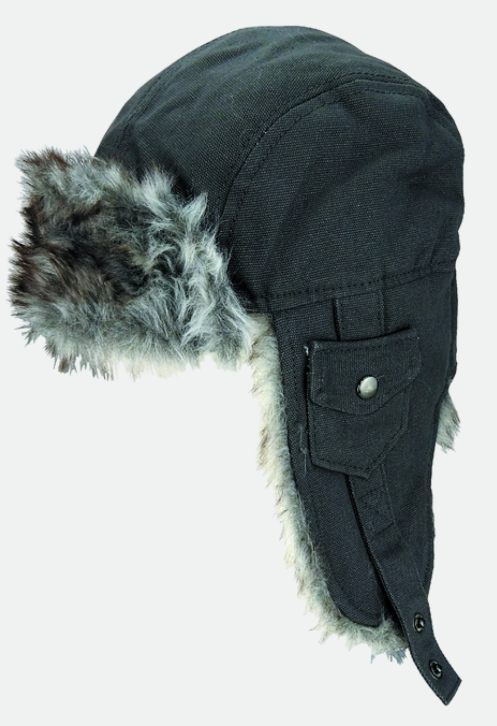 AVENEL CANVAS FLYING CAP WITH FUR LINING