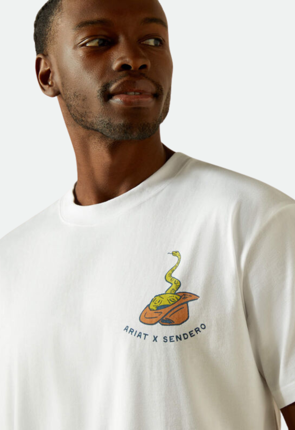 Ariat Men's Sendero Fool Me Once T-Shirt - White