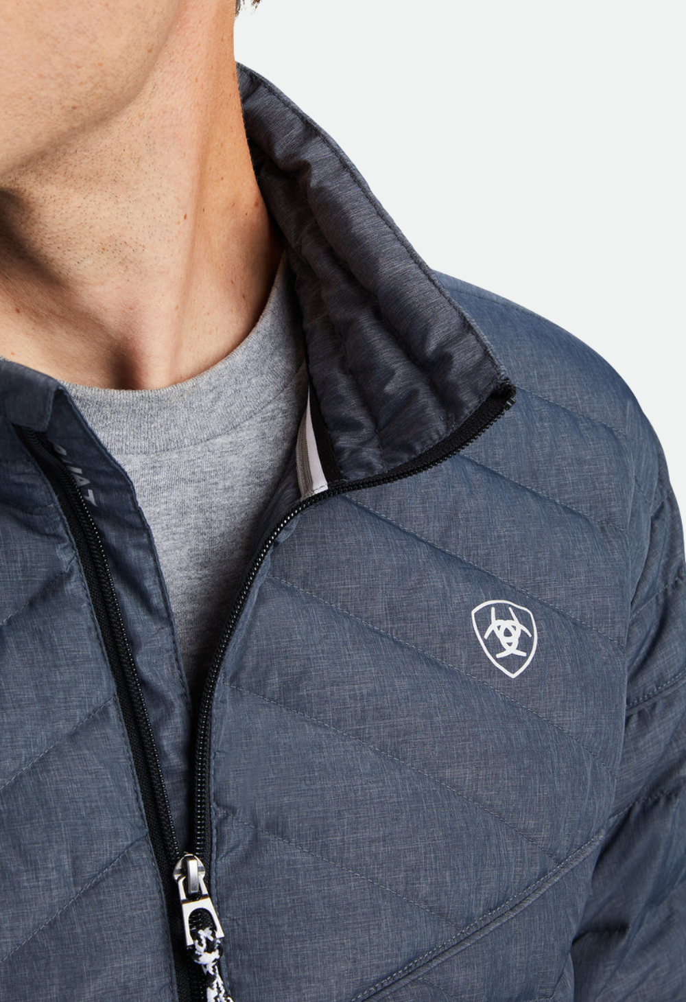 Ariat Mens Ideal Down Jacket (Charcoal Heather) - CLEARANCE