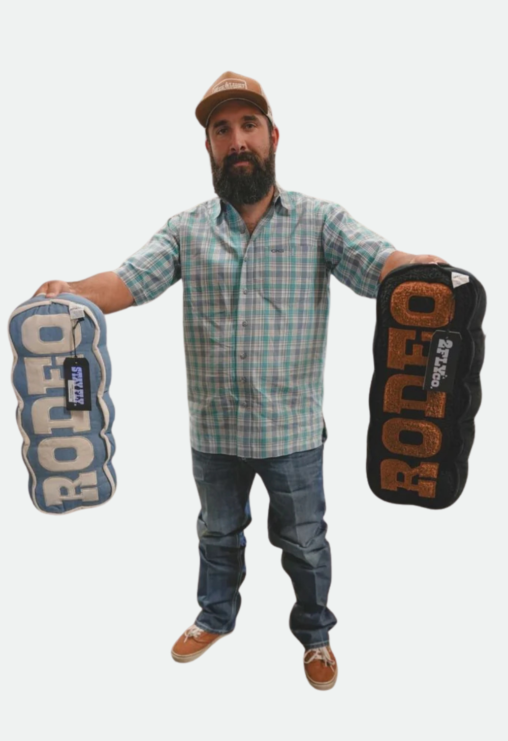 2 Fly Co Rodeo Ready Pillow - Denim