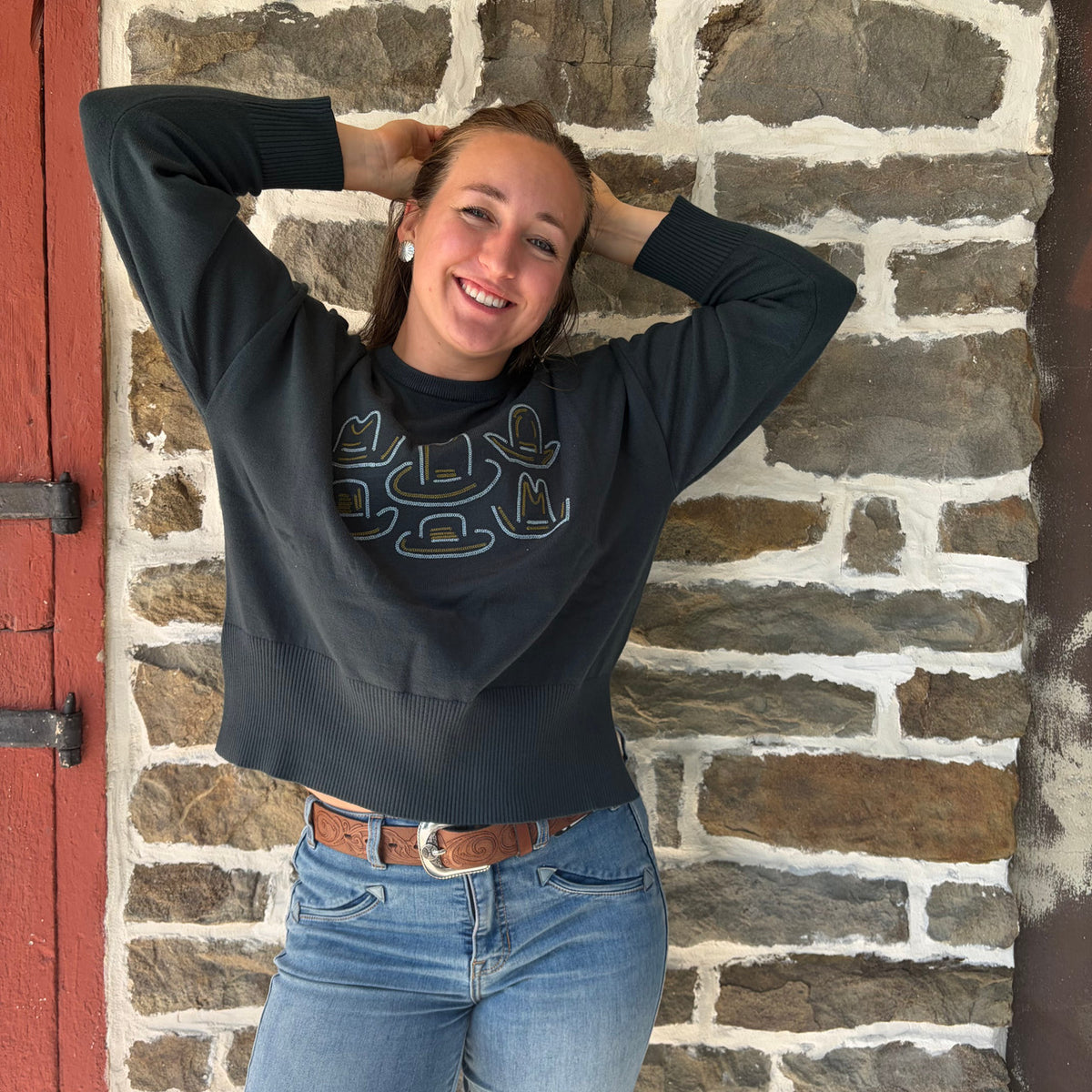 2 Fly Co Women's Tip Your Hatz Sweater