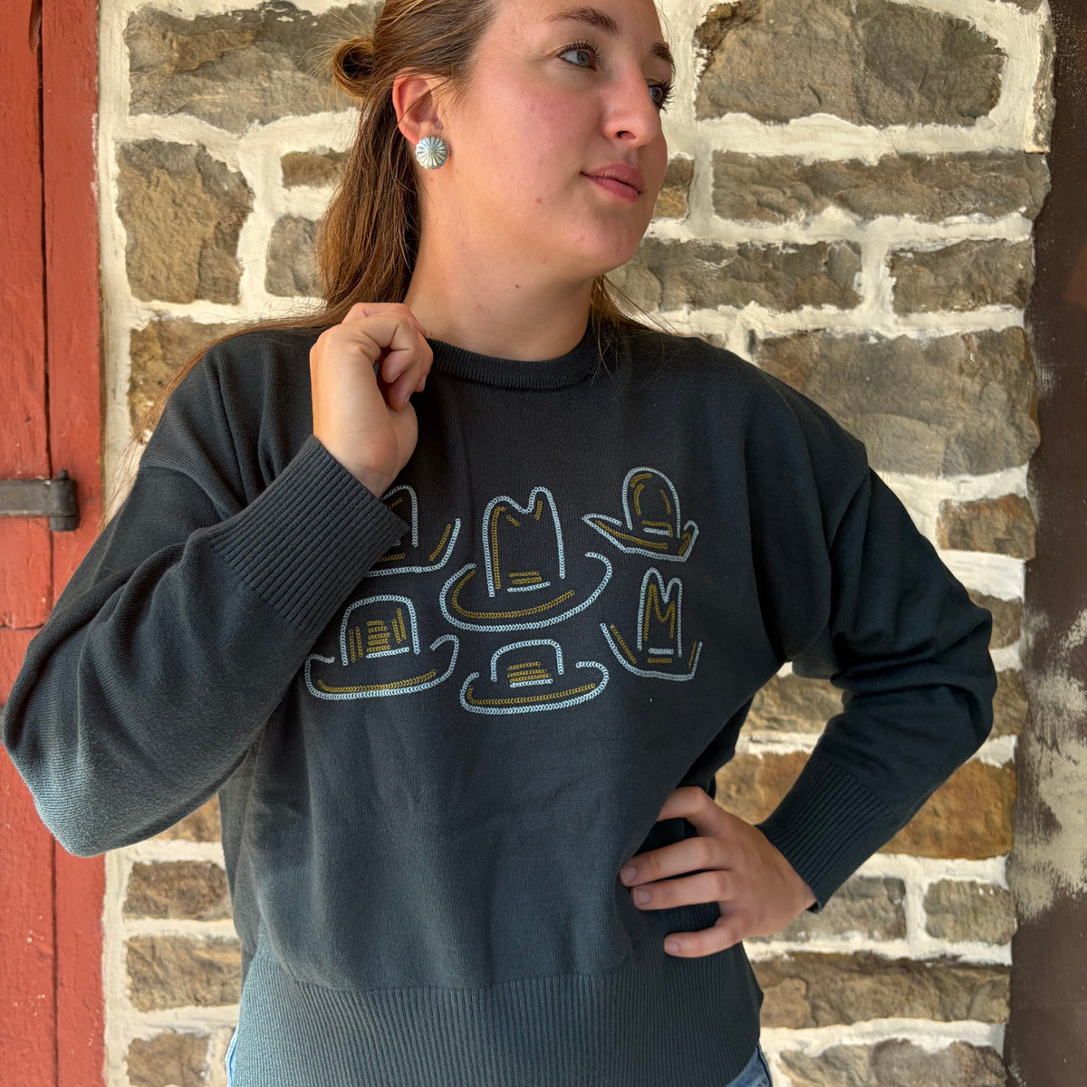 2 Fly Co Women's Tip Your Hatz Sweater