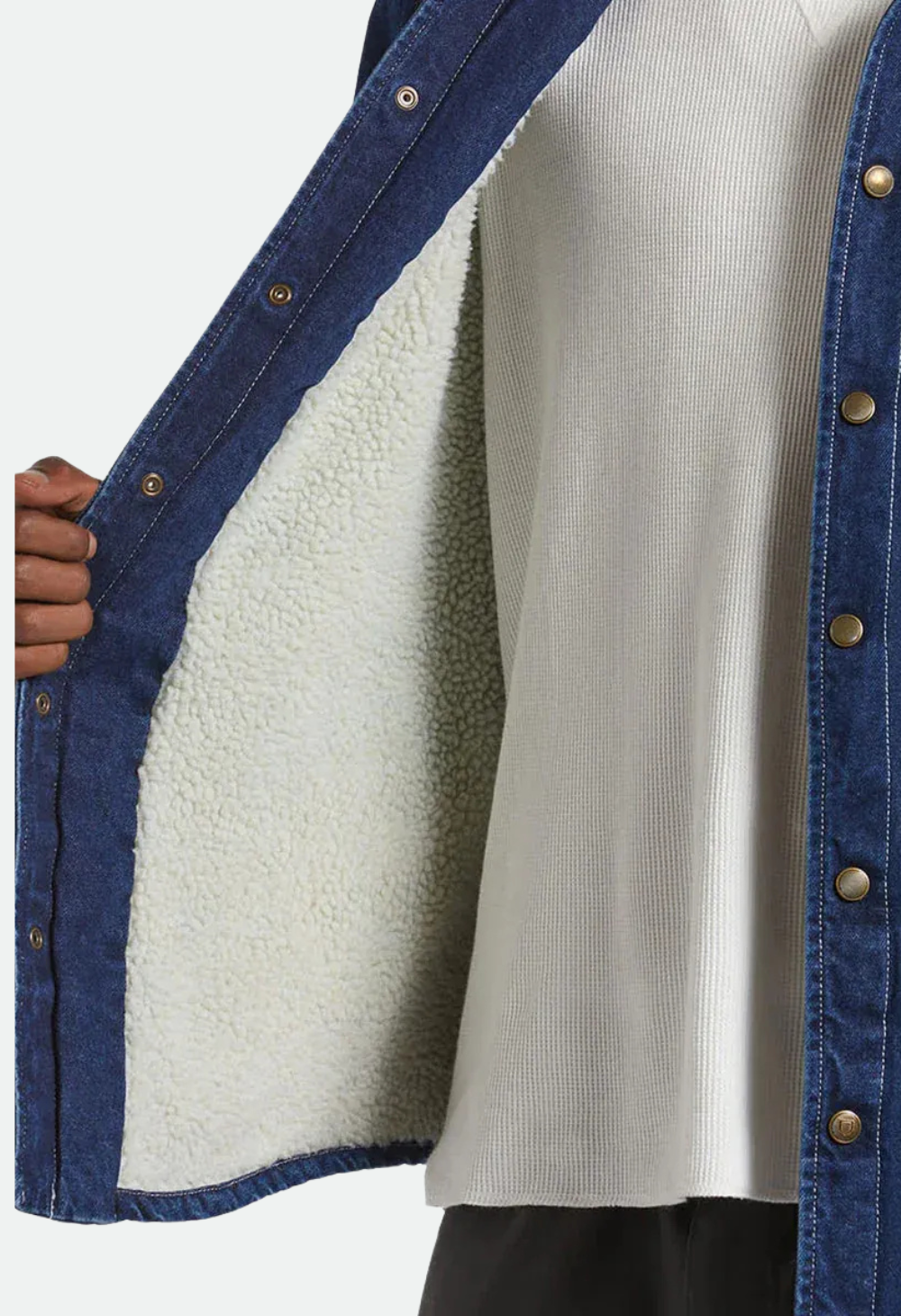 Brixton Men's Durham Lined Jacket - Washed Denim
