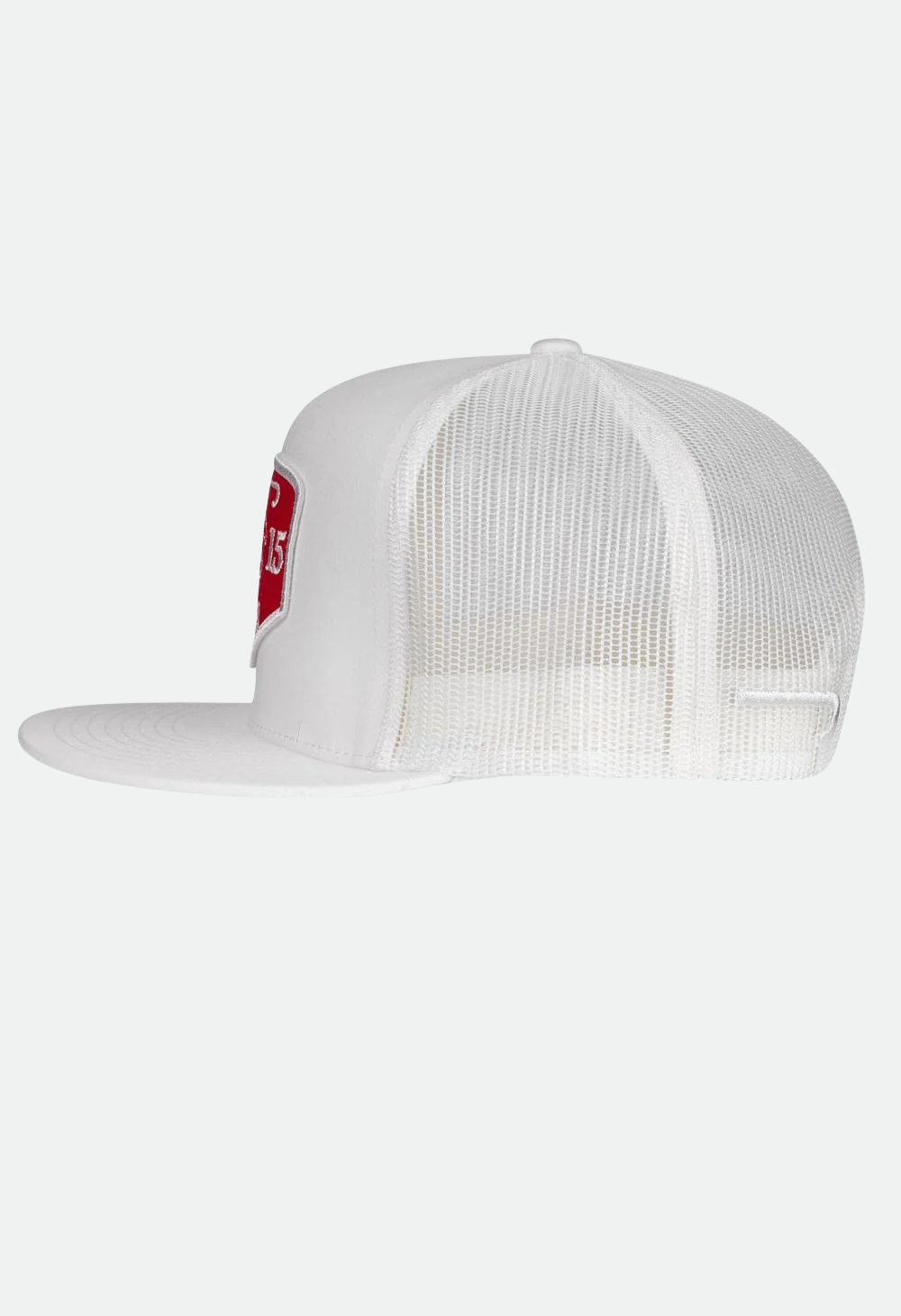 Lazy J Ranch White Red Ranch Classic Five Panel Trucker Hat