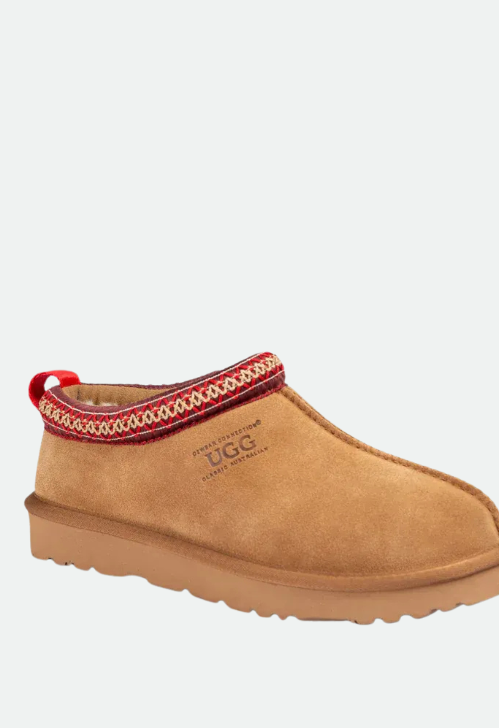 Ozwear Sydney Unisex Slipper (Water Resistant) - Chestnut/Red