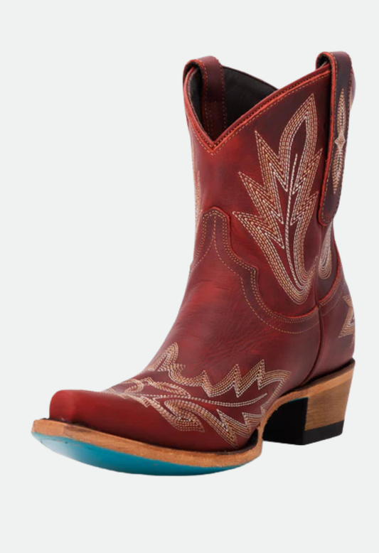 Lane Boots Lexington Bootie - Smoldering Ruby