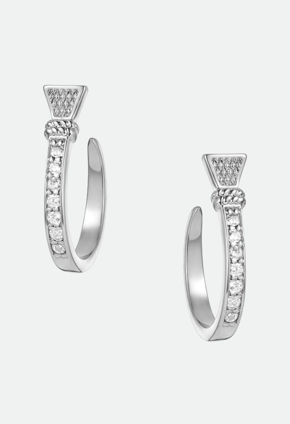 MONTANA HORSESHOE NAIL HOOP EARRINGS