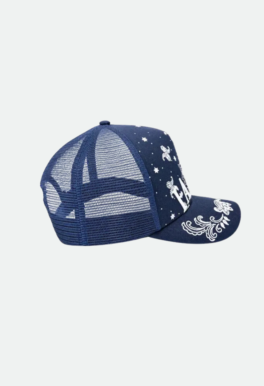 FAR MER Navy Bandana Trucker Cap
