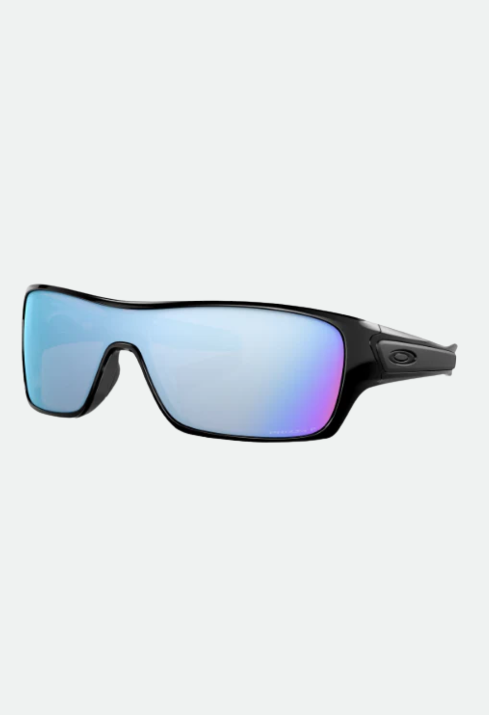 Oakley Turbine Rotor Sunglasses – Prizm Deep Water Polarized Lenses, Polished Black Frame