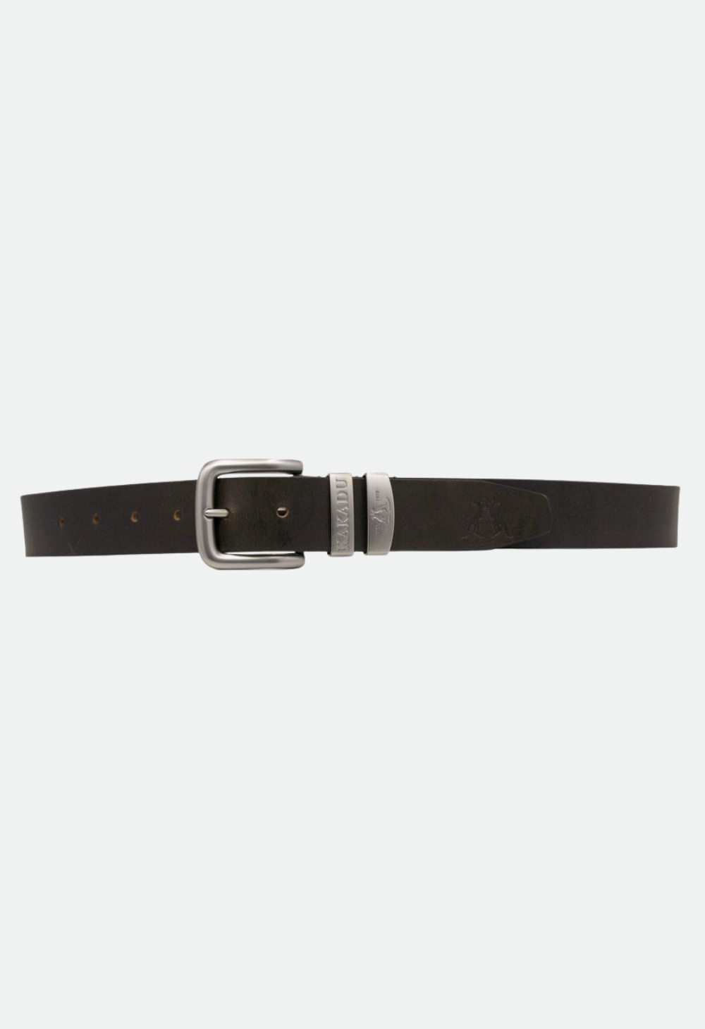 Kakadu Ironbark Belt Double Keeper - Dark Brown