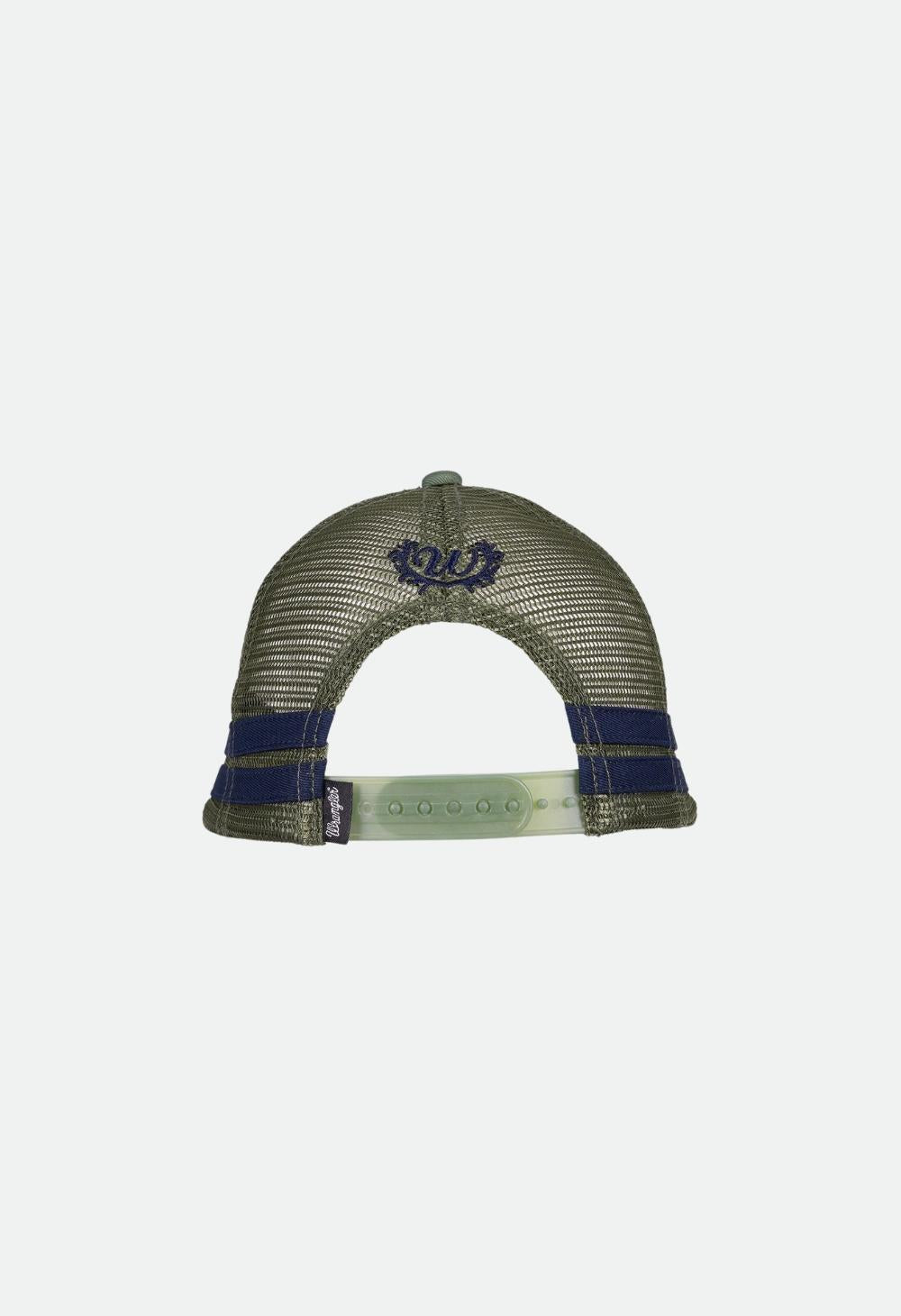 Wrangler Men’s Dave HP Trucker Cap- Cypress/Black