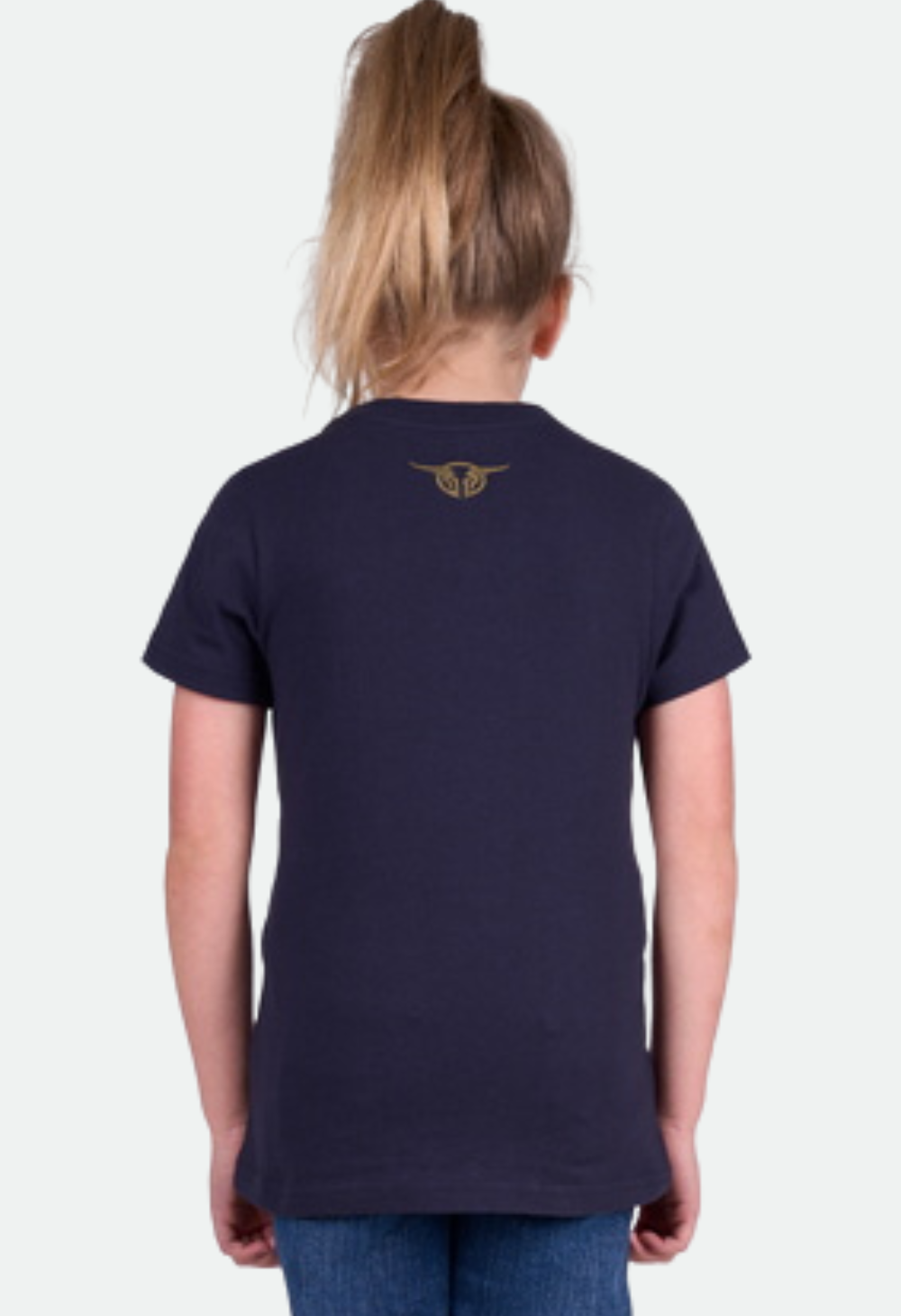 Bullzye Girls Rose S/S Tee (NAVY) – No Exchanges or Refunds