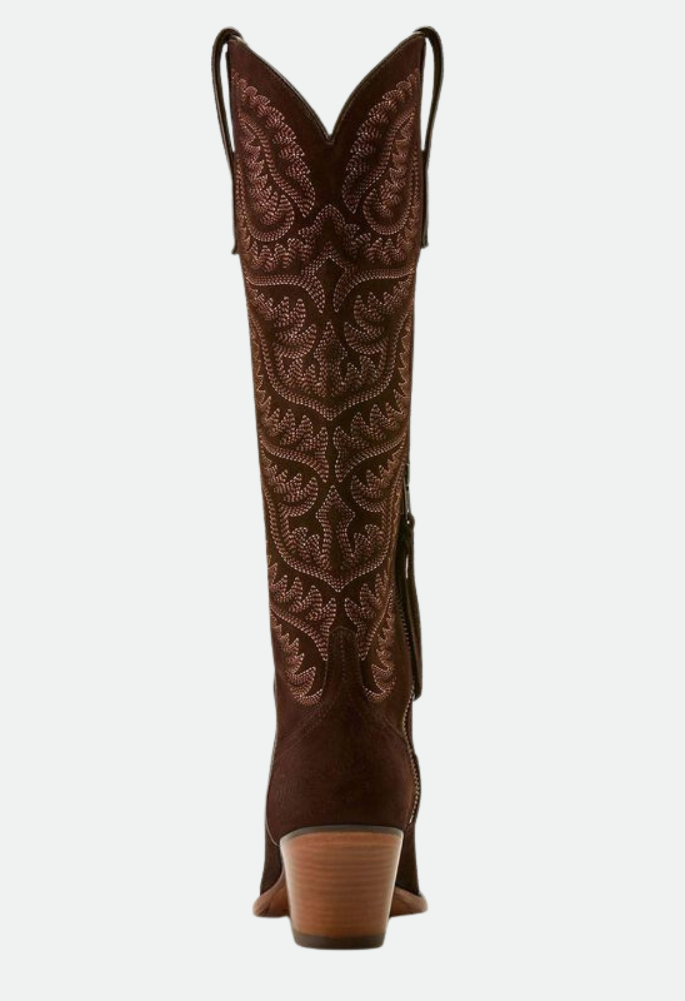 Ariat Womens Laramie X Toe Western Boot - FRENCH ROAST SUEDE