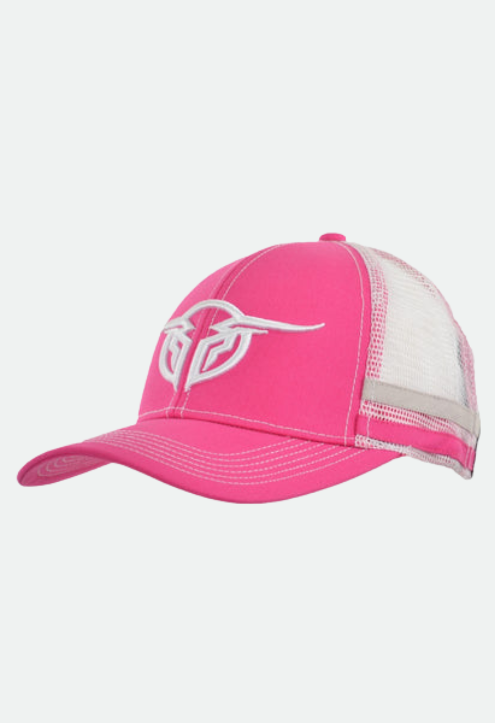 Bullzye Ladies Wings Trucker Cap (Pink/White) - Clearance