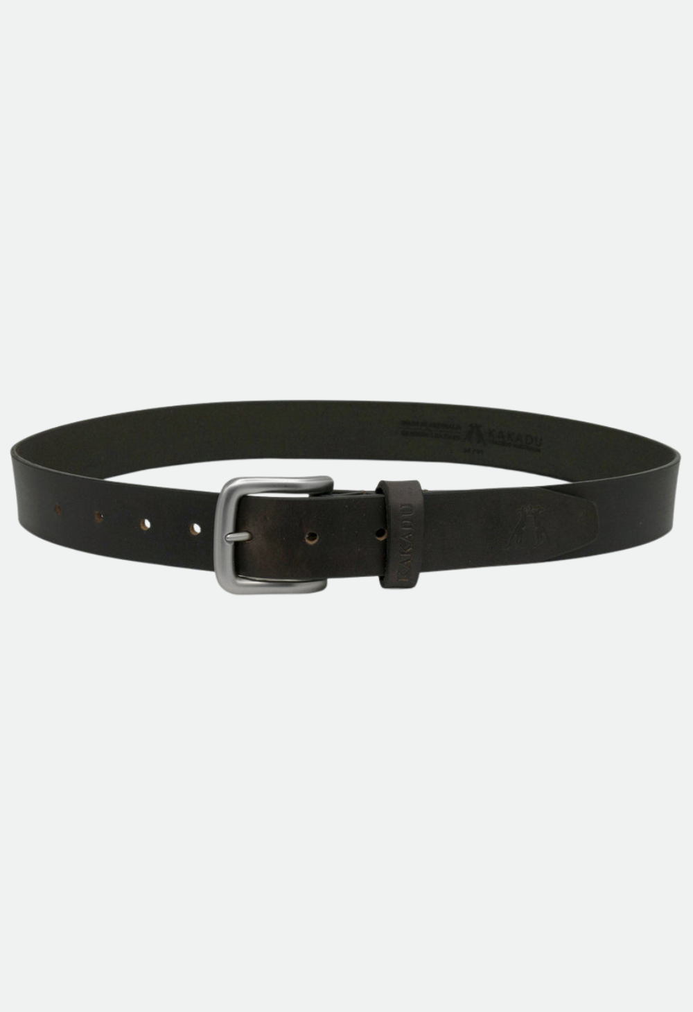 Kakadu Rustler Belt Single Keeper - Black