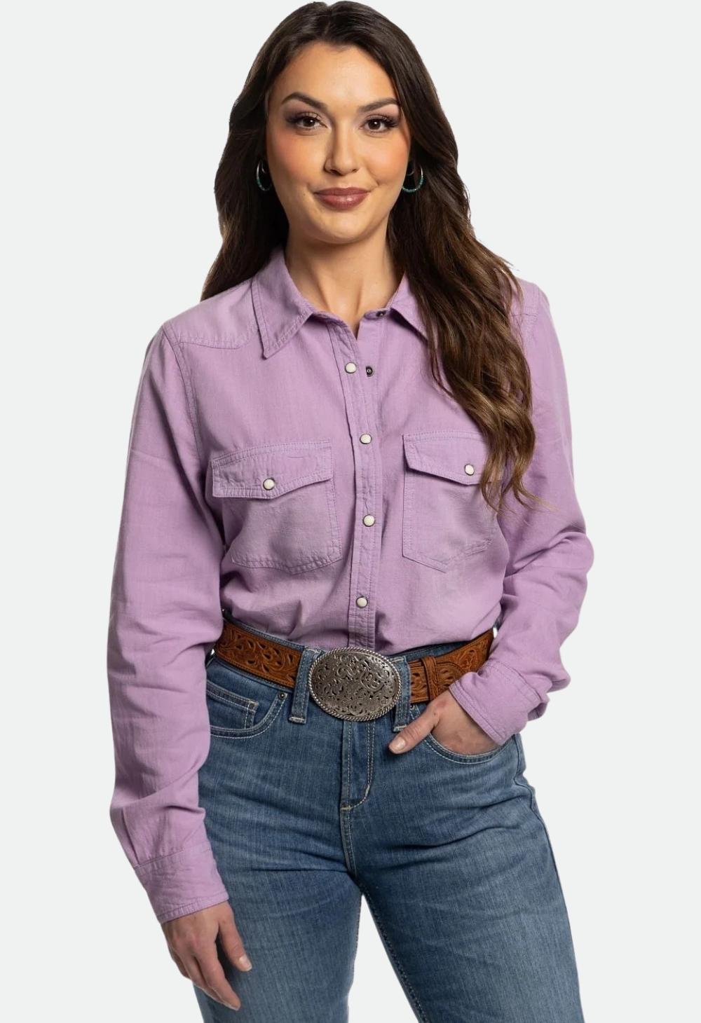 Justin Women's Snap Down Chambray