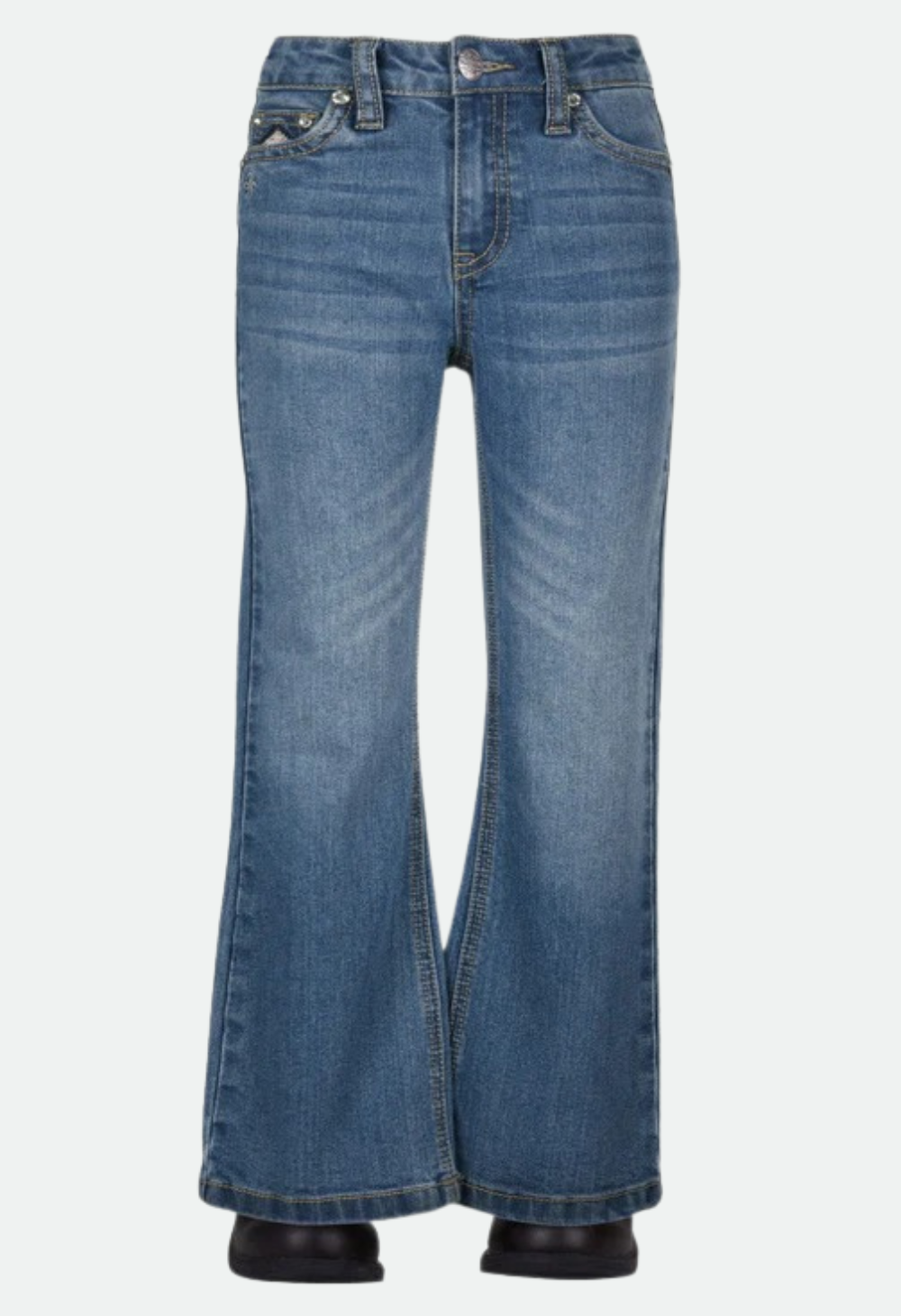 PURE WESTERN GIRLS GIA BOOT CUT JEAN (RETRO BLUE)
