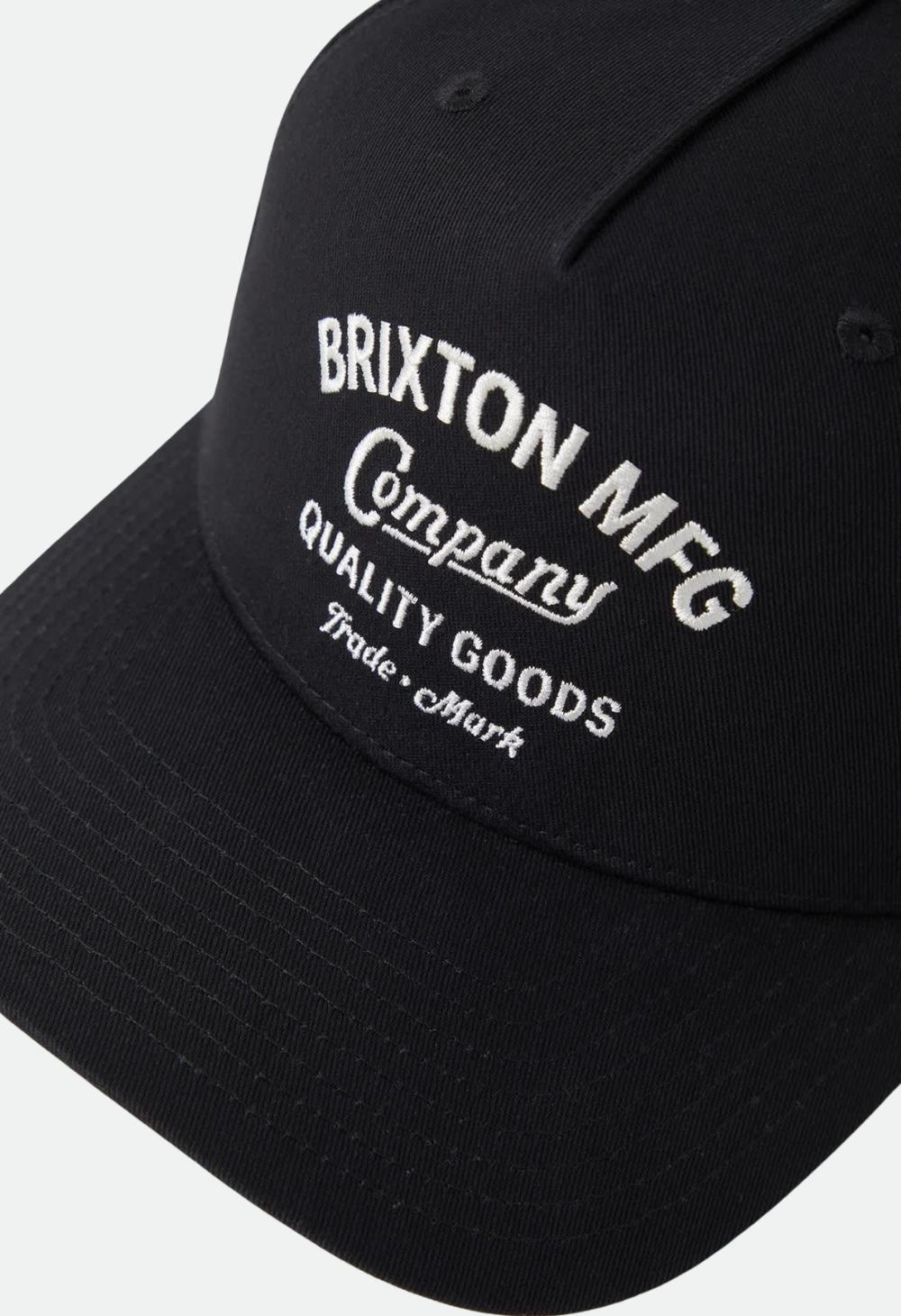 Brixton Unisex Stratton Snapback - Black