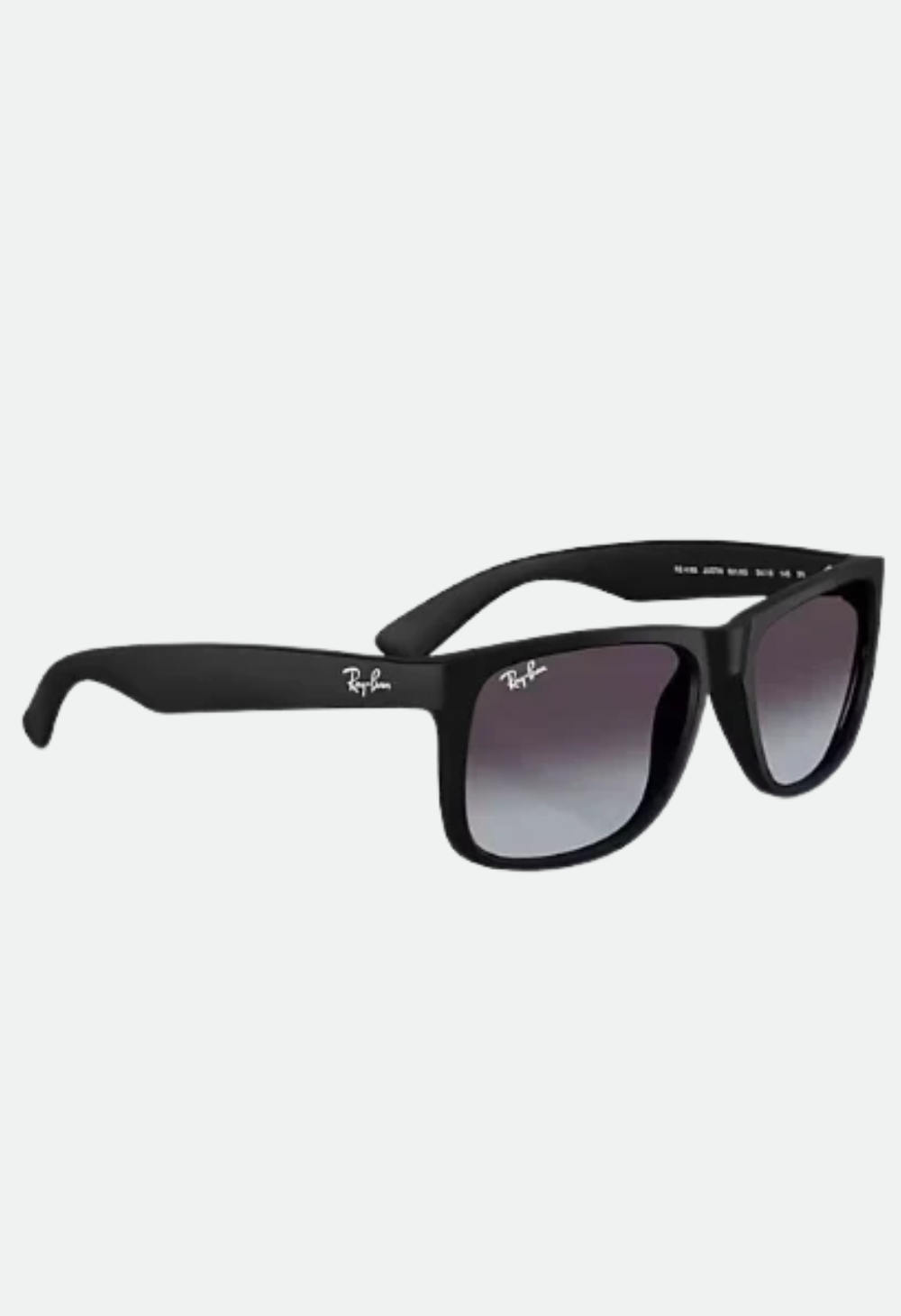 Ray-Ban Justin Rubber Black W/Light Grey Gradient Dark Grey