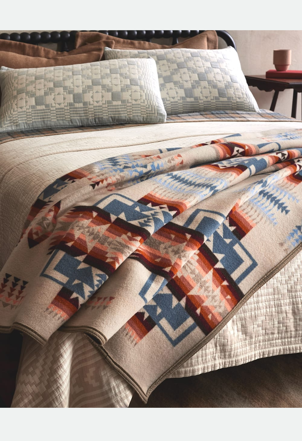 Pendleton Twin CHIEF JOSEPH BLANKET - Rosewood