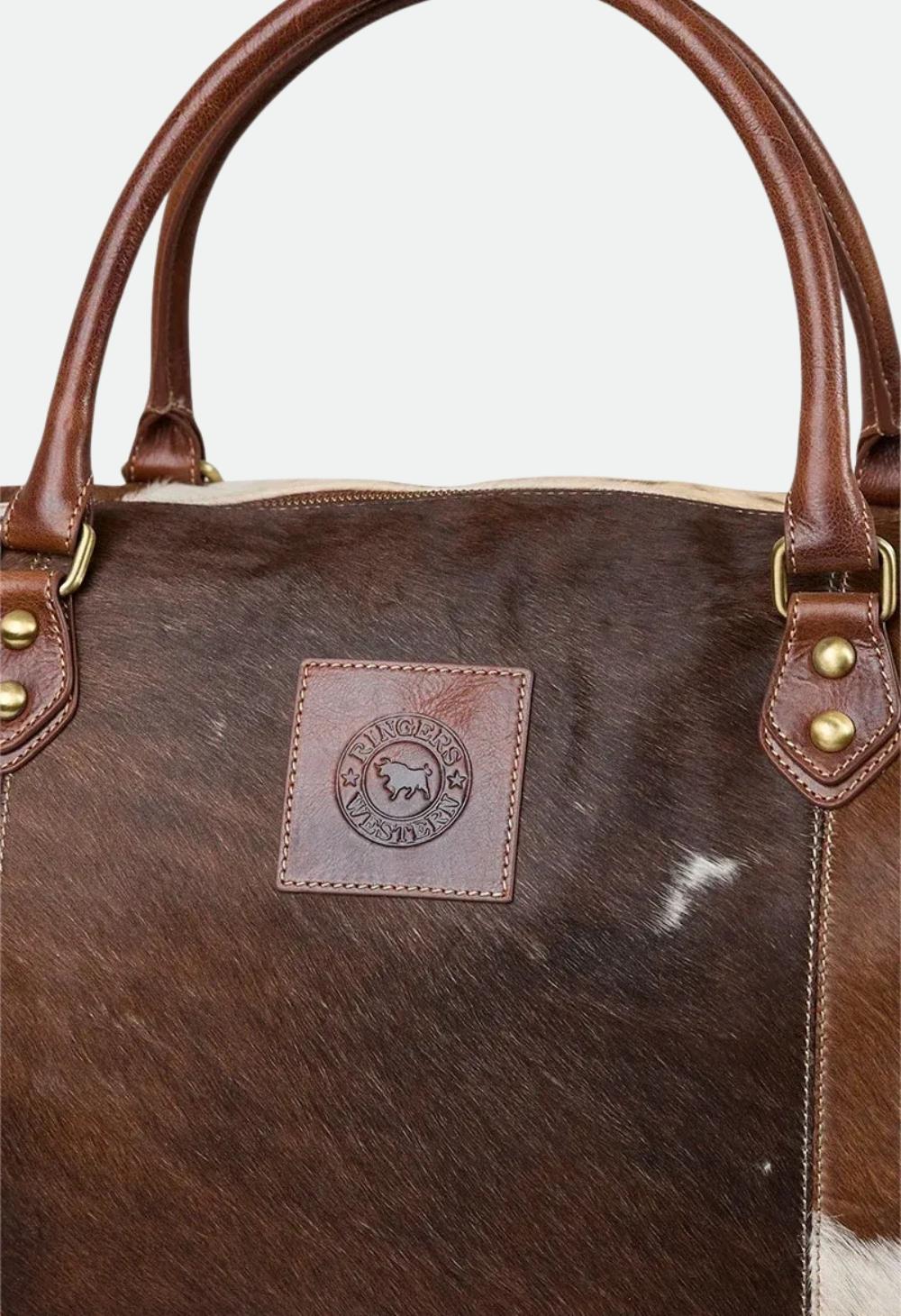 Ringers Western Toro Fur Duffle - Off White/Brown
