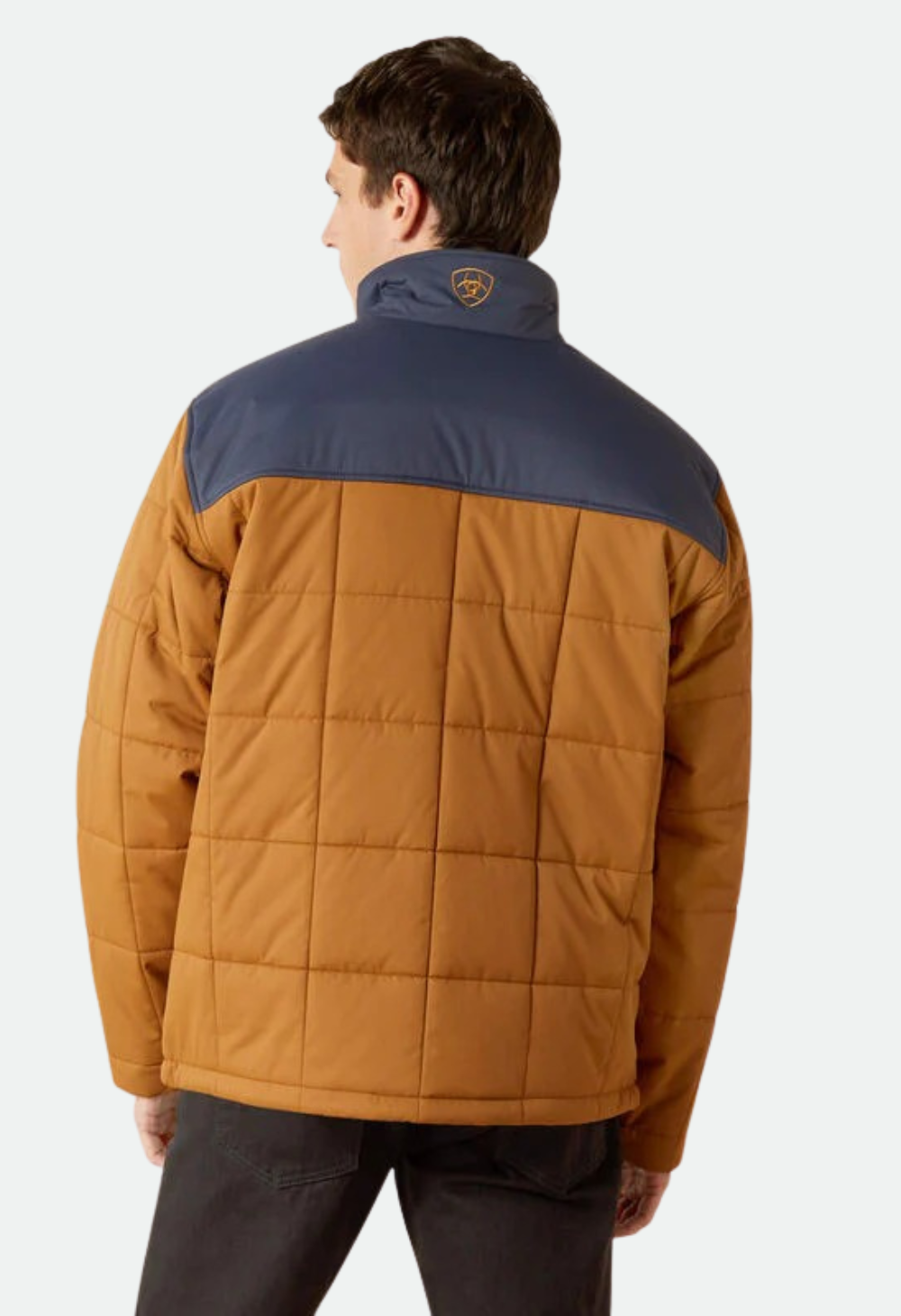 Ariat Men's Crius Insulated Jacket -  Blue Nights/Almond Khaki