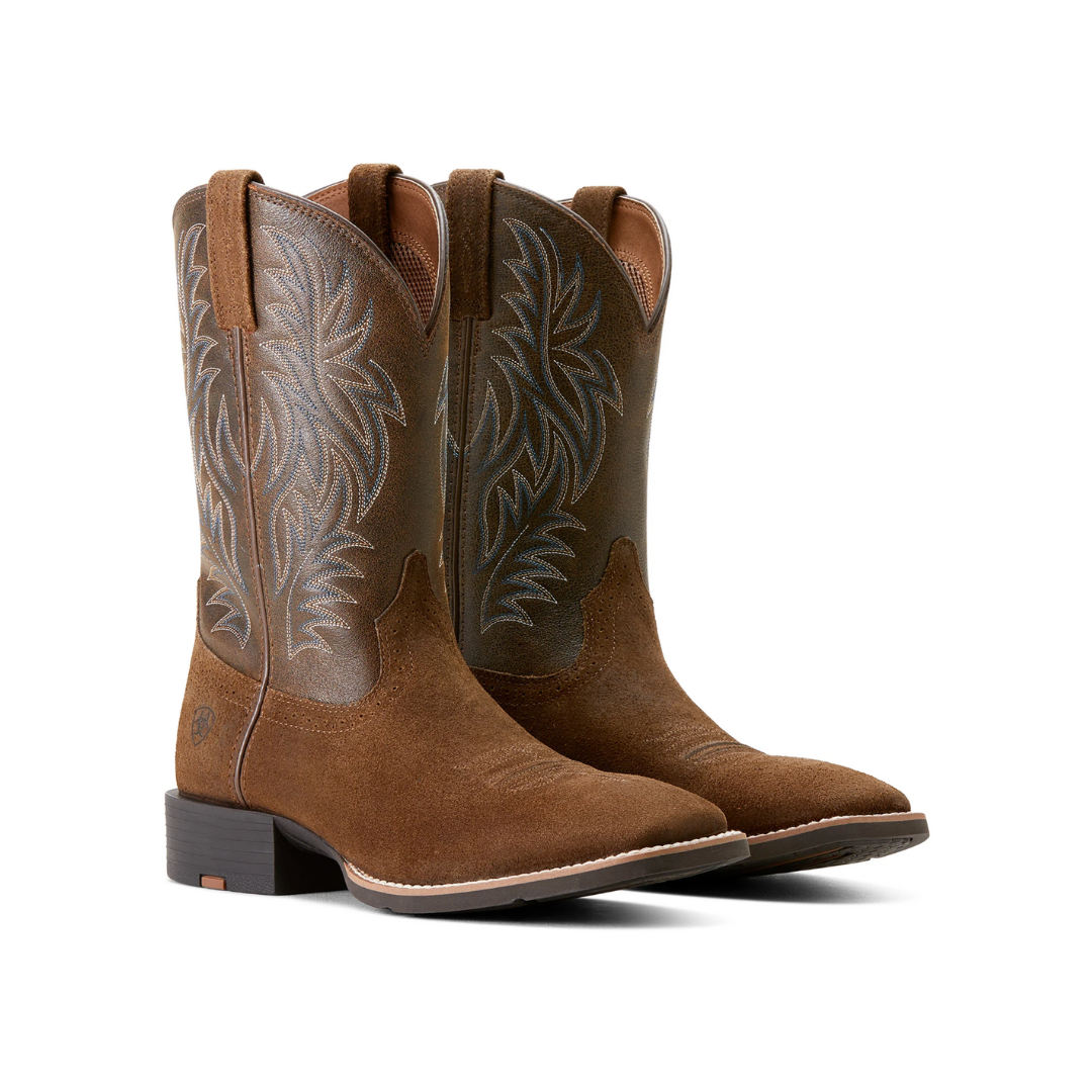 Ariat Men's Sport Wide Square Toe Mesa - Tan / Vintage Bomber