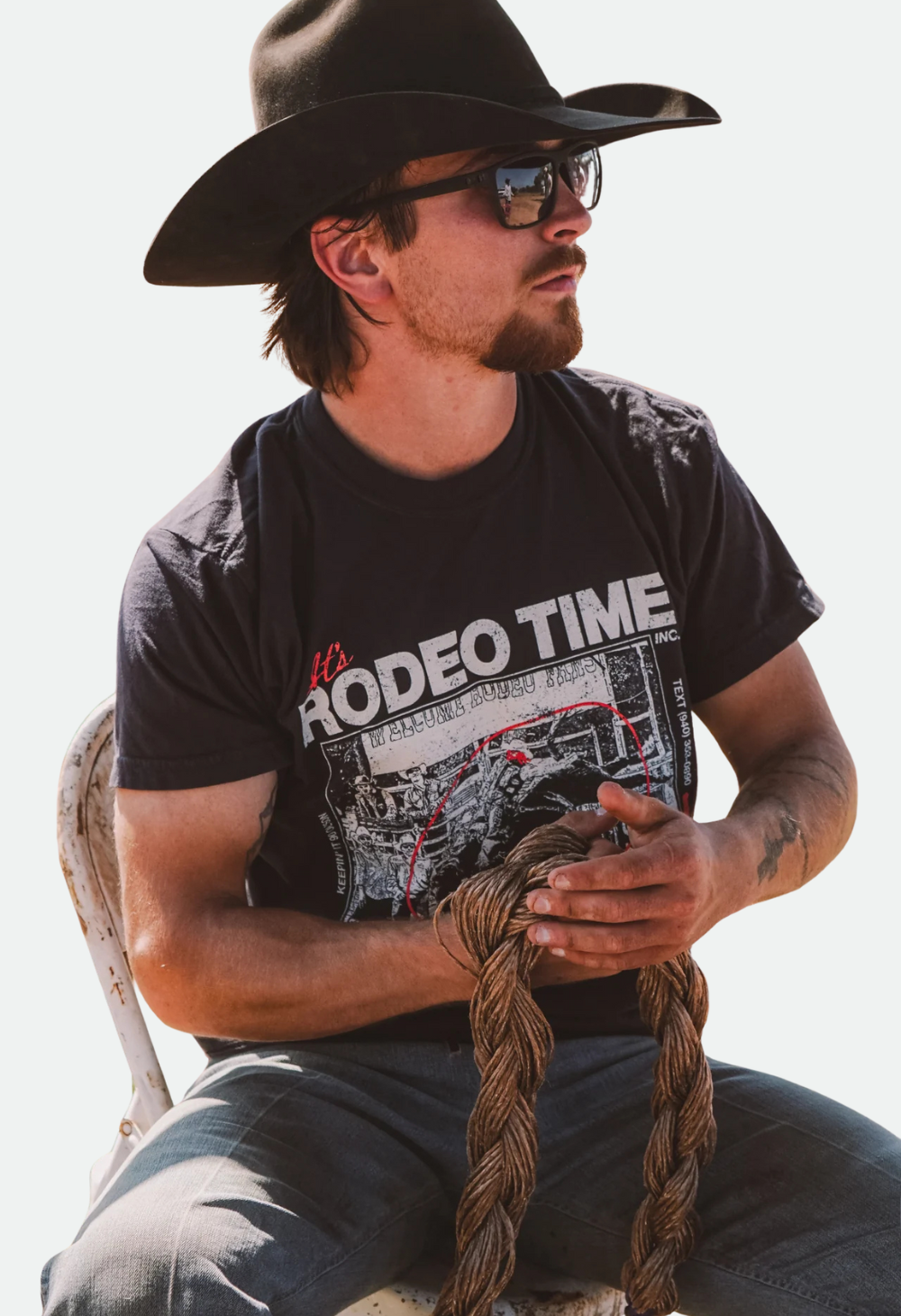 Rodeo Time Markout Black T