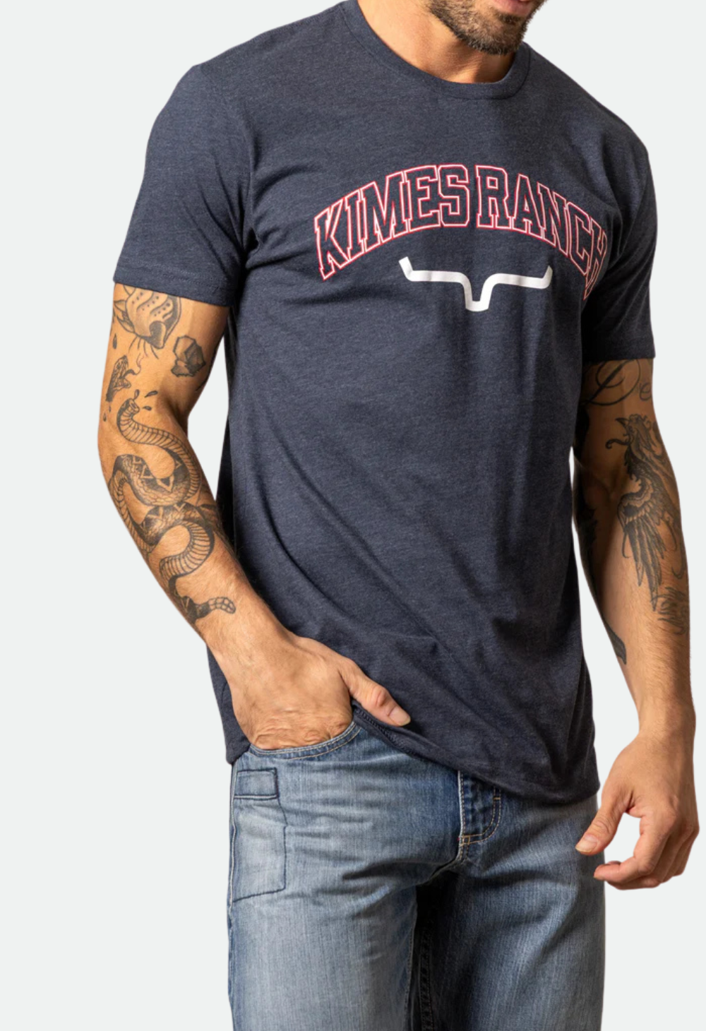 Kimes Ranch KR University Tee - Midnight Navy