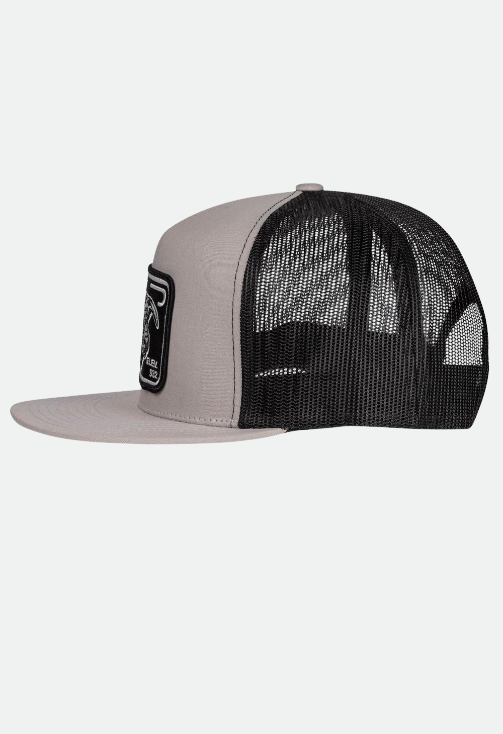 Lazy J Ranch Silver Grey & Black Elevation Classic Five Panel Trucker Hat