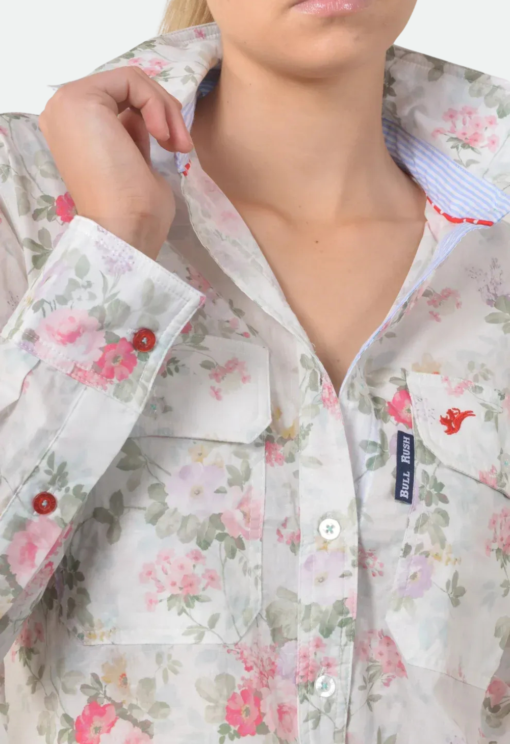 Bullrush Women's Sunday Station Shirt - Rose