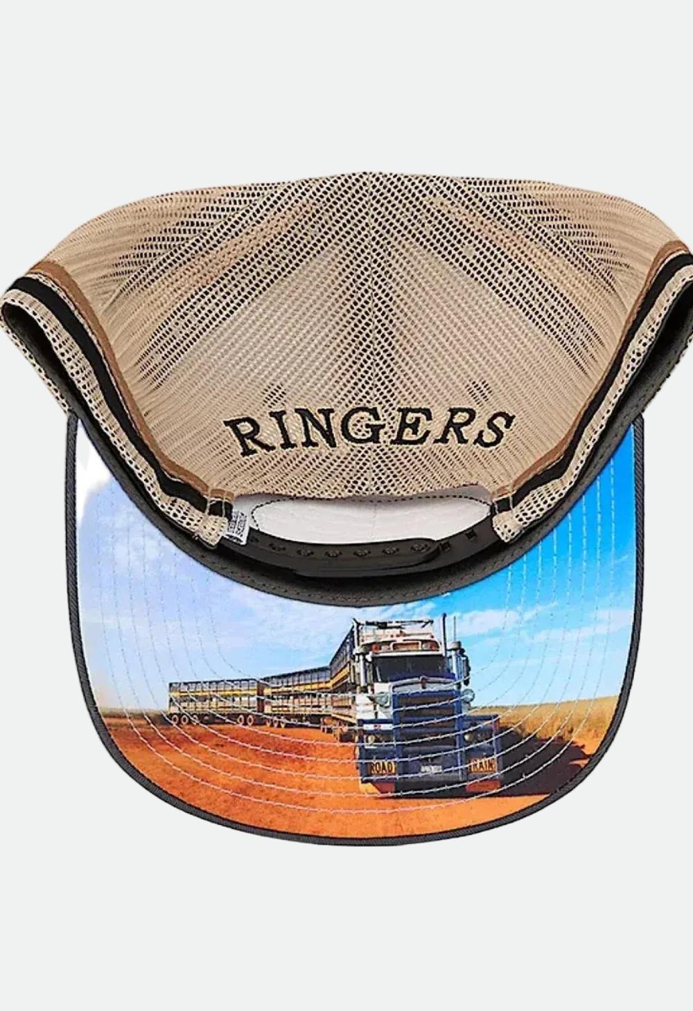 Ringers Western Workhorse Deep Fit Trucker Cap - Clay/Black