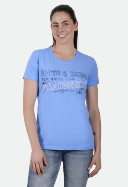 PURE WESTERN WOMENS MAE SS TEE
