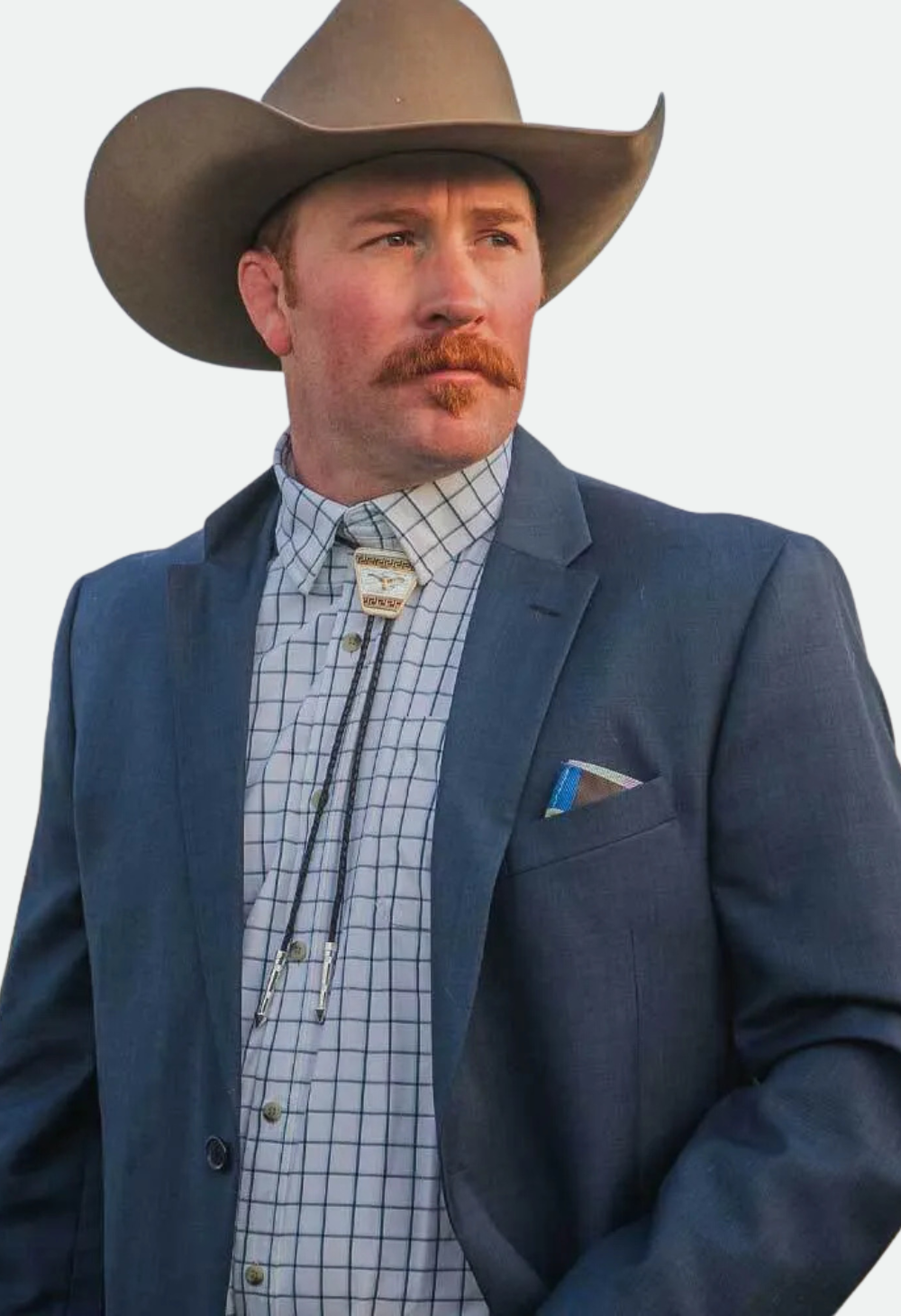 MONTANA HONOR AND GRIT BOLO TIE WITH LONGHORN