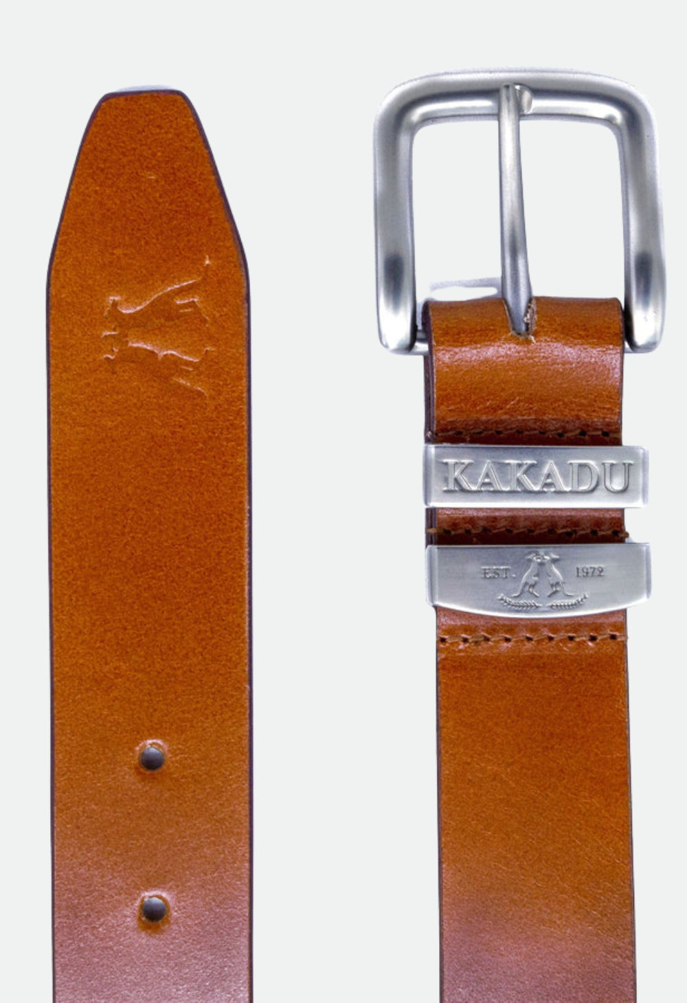 Kakadu Ironbark Belt Double Keeper - Tan