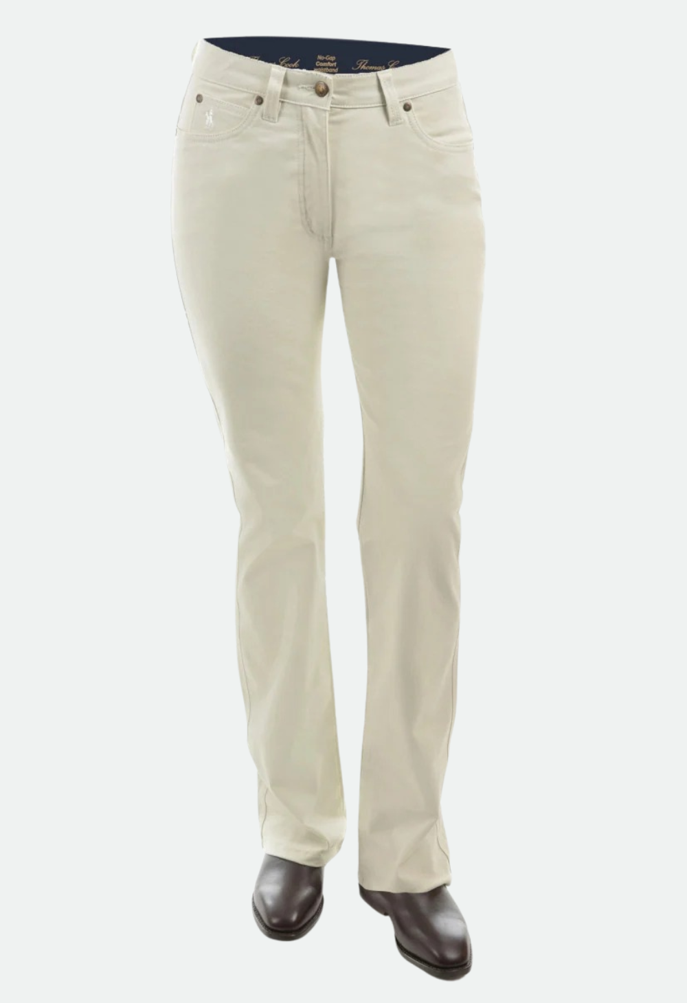 THOMAS COOK WOMENS STRETCH MOLESKIN WONDER JEAN BOOT LEG - 34LEG