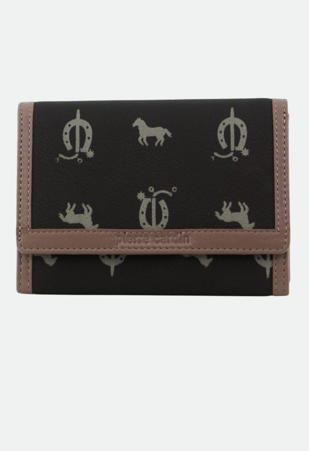 Pierre Cardin Leather Art Design Bi-Fold Flap Wallet