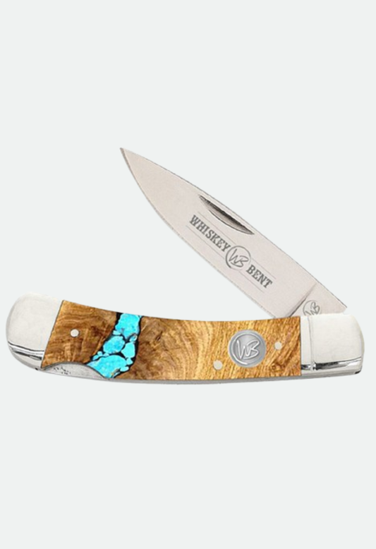 WHISKEY BENT TURQUOISE RIVER LOCKBLADE