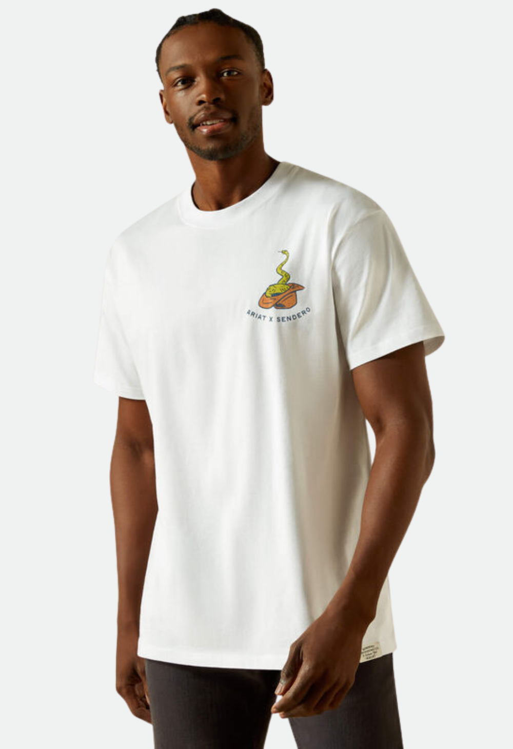 Ariat Men's Sendero Fool Me Once T-Shirt - White