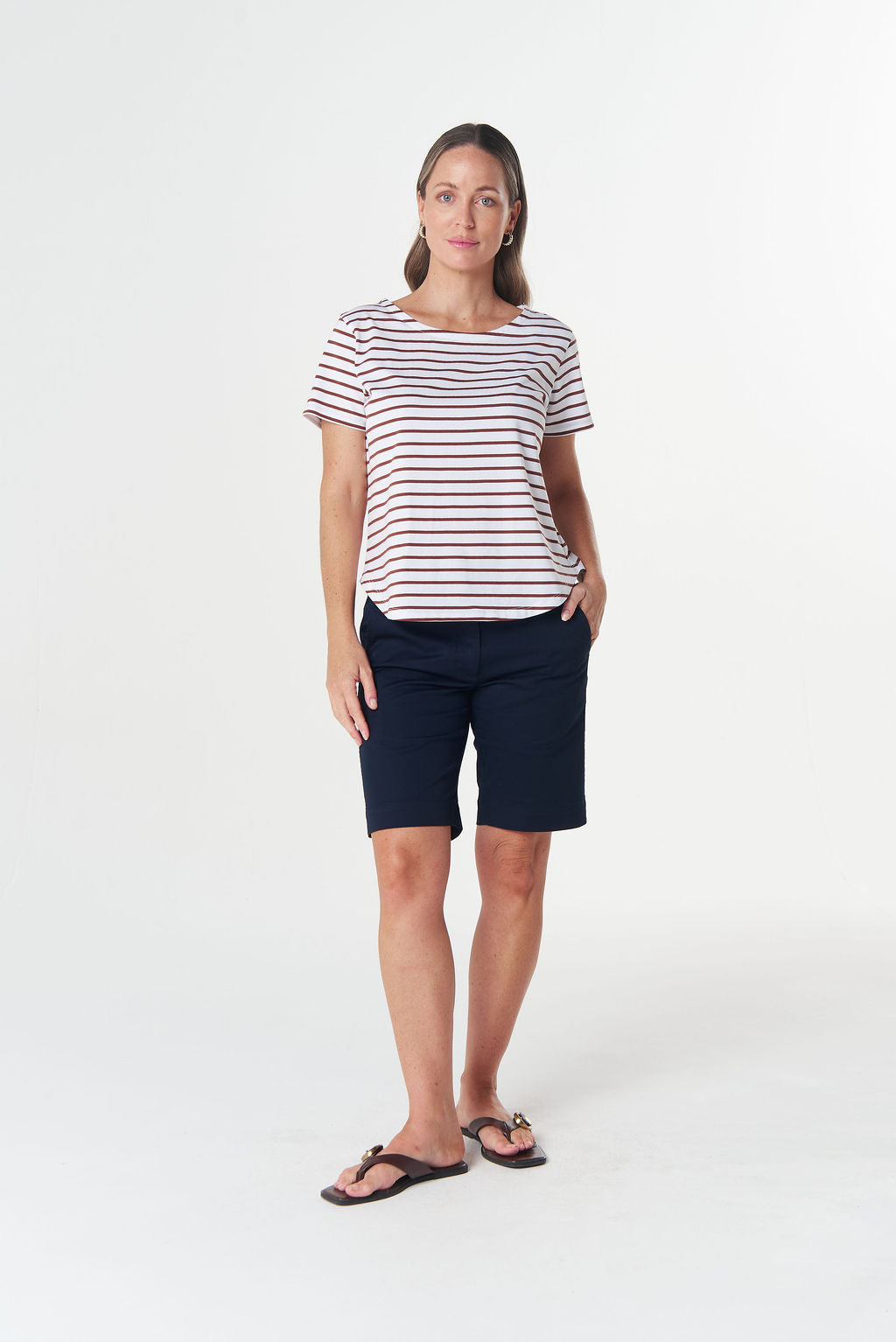 Goondiwindi Cotton Relaxed Button Detail Tee